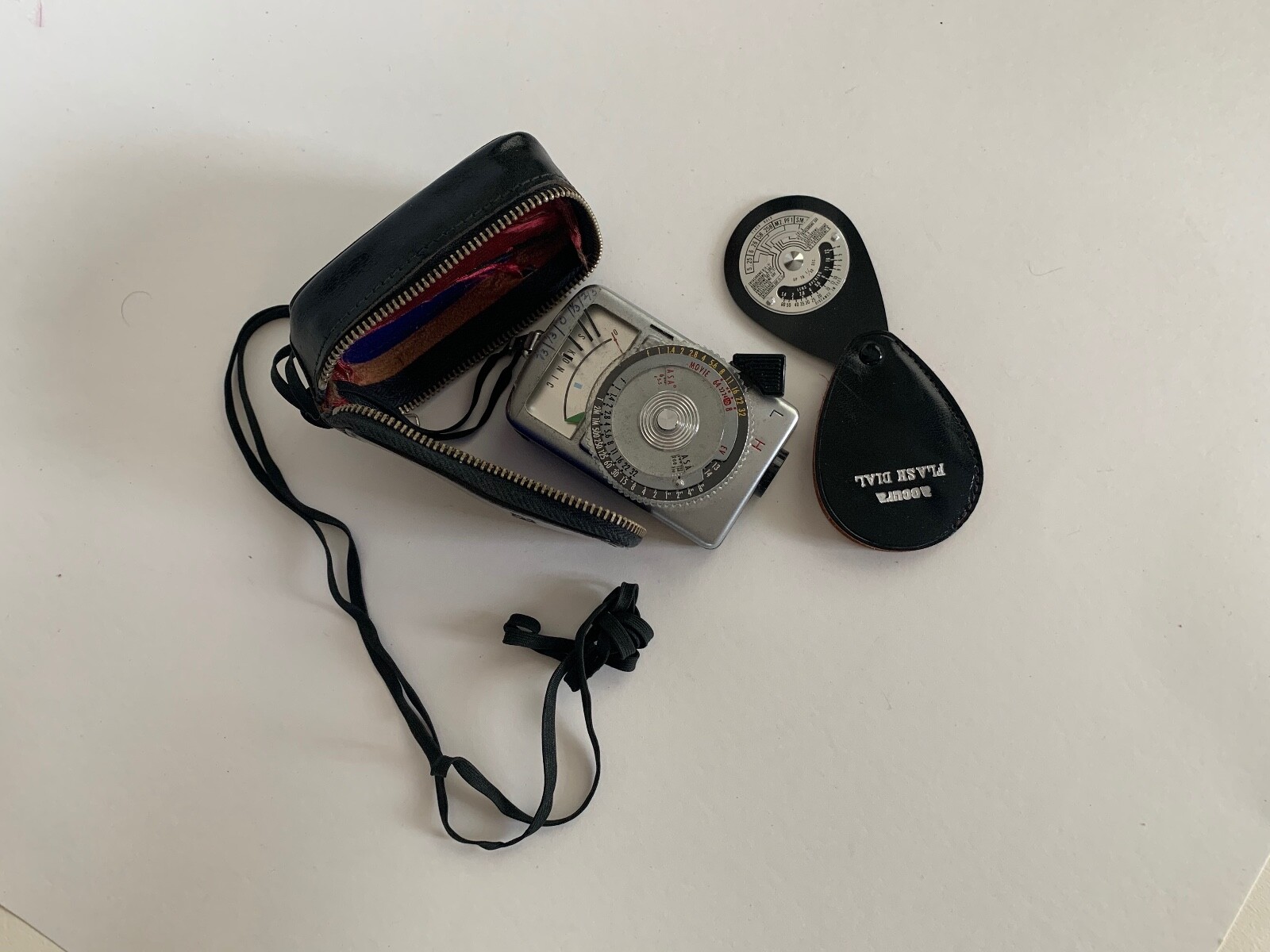 Vintage Photography Light Meters Film Camera, Sekonic Meter, Accura Flash Dial