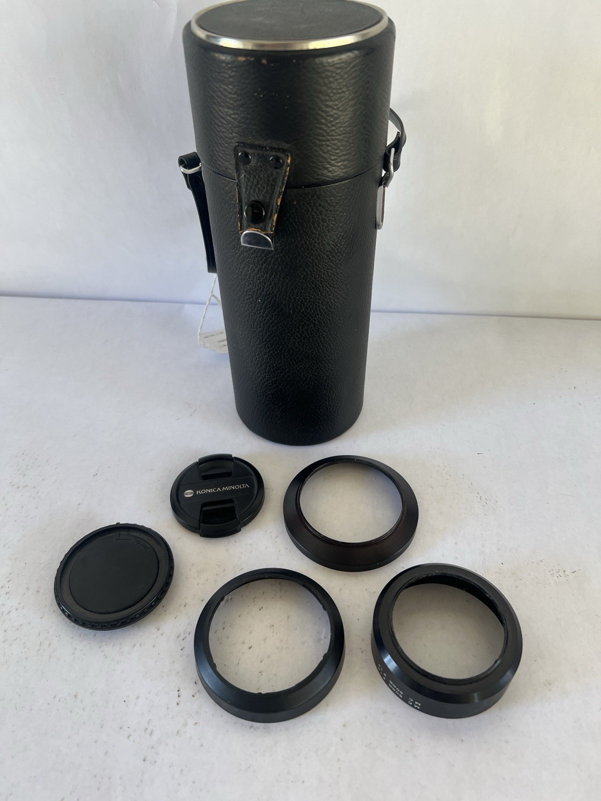 Vivitar & Minolta Misc Lens Case And Covers Misc Lot