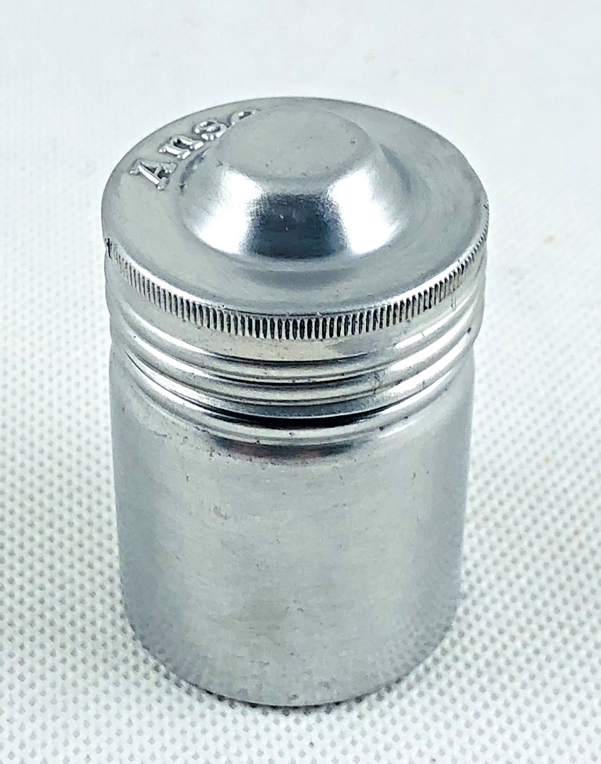 Vintage 35mm Adox and Ansco Aluminum Screw Top Film Canisters