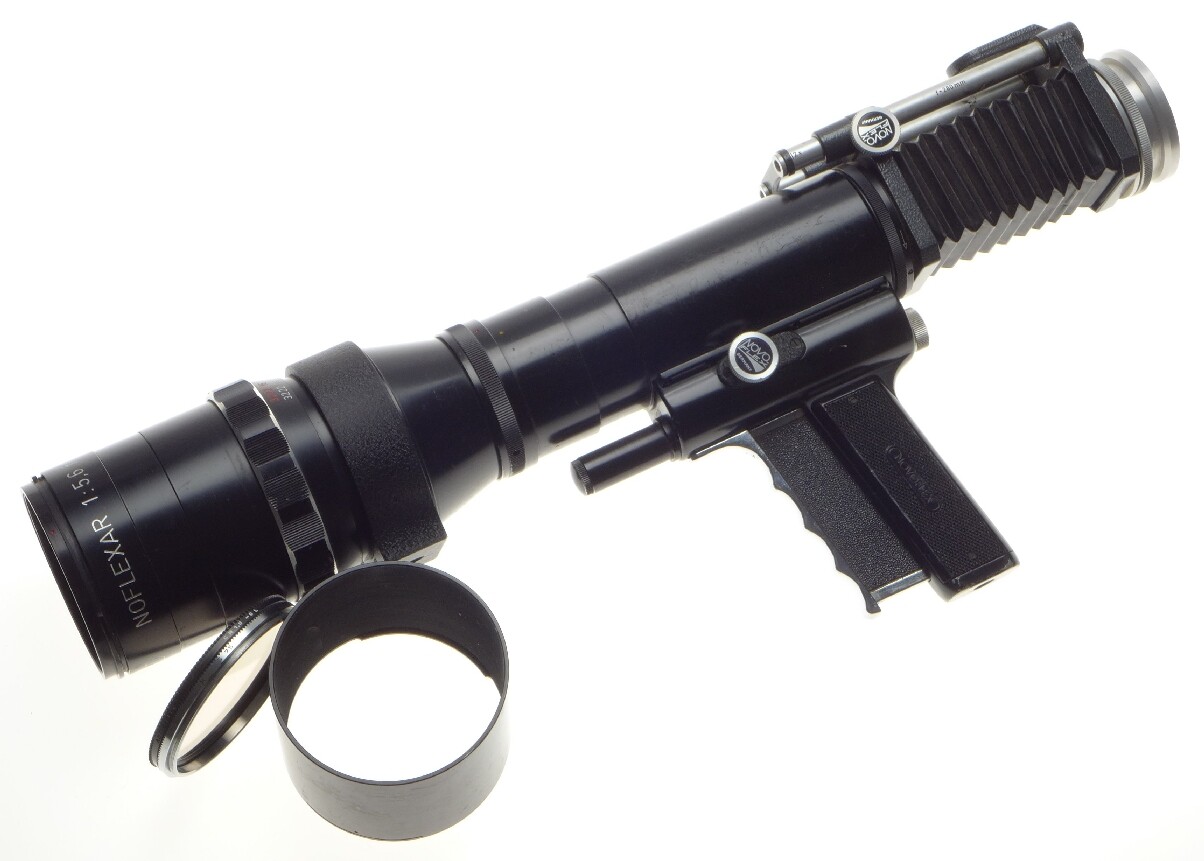 Novoflex noflexar 1:5.6 f=400mm follow-focus lens pistol grip bellows rexa mount