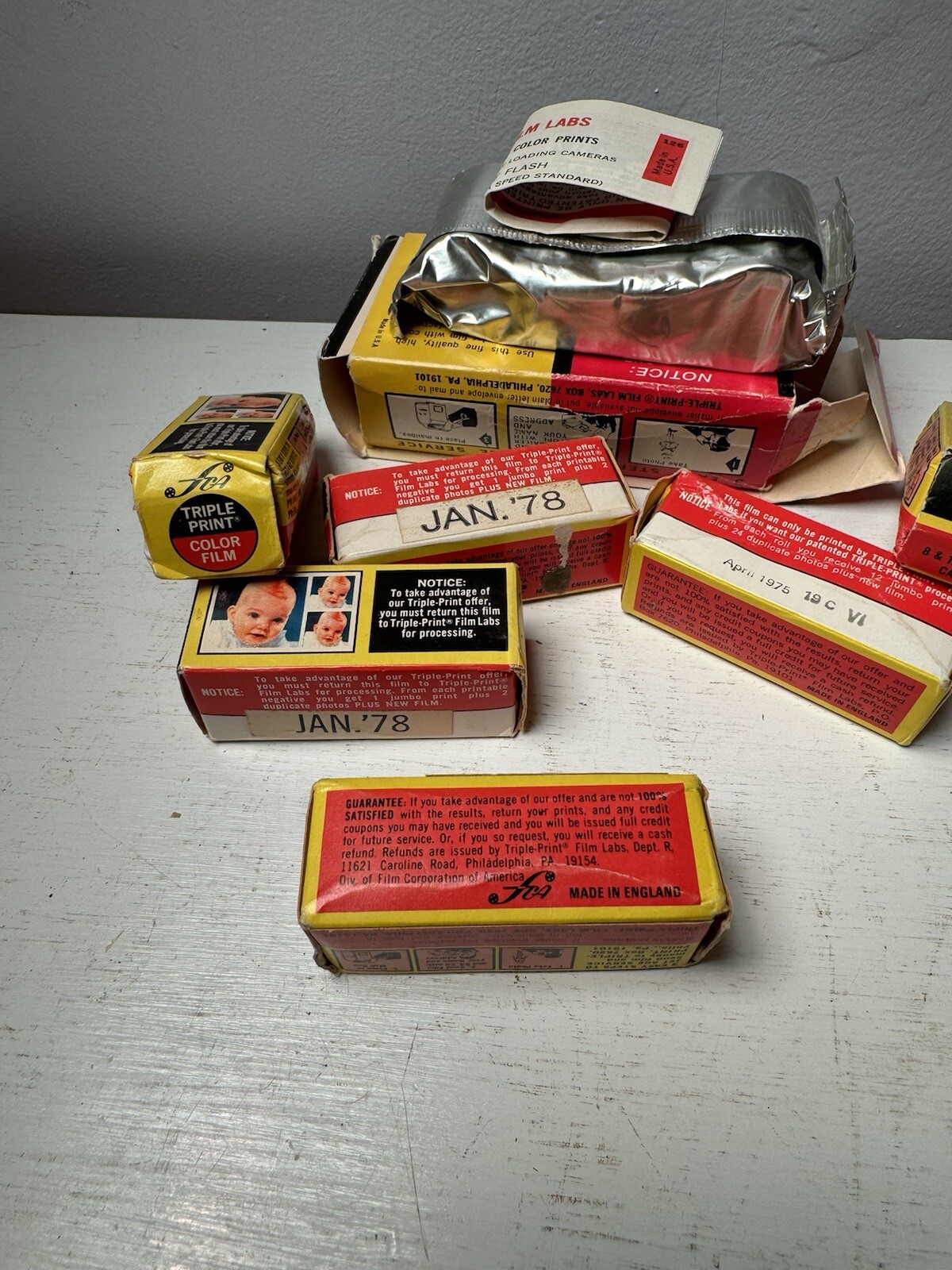 Vintage 1970’s FCA Film Lot