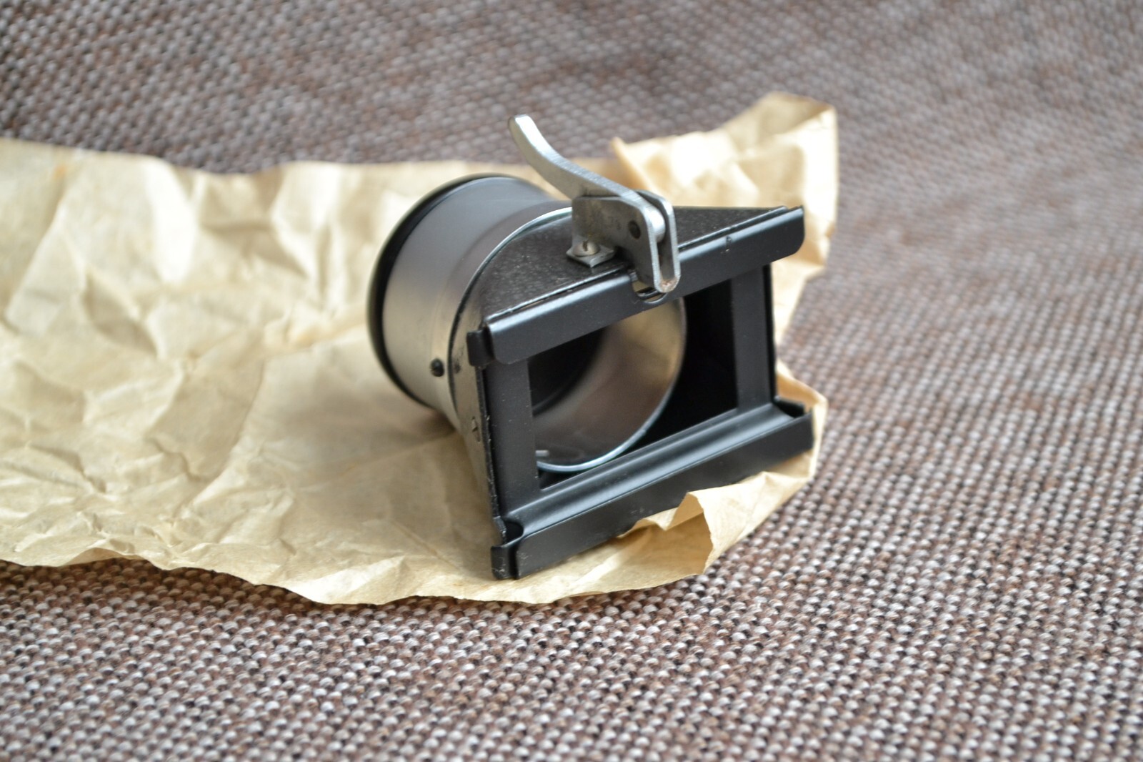 Vintage iron Magnifying Loupe L-5 For Viewing Film Frames USSR