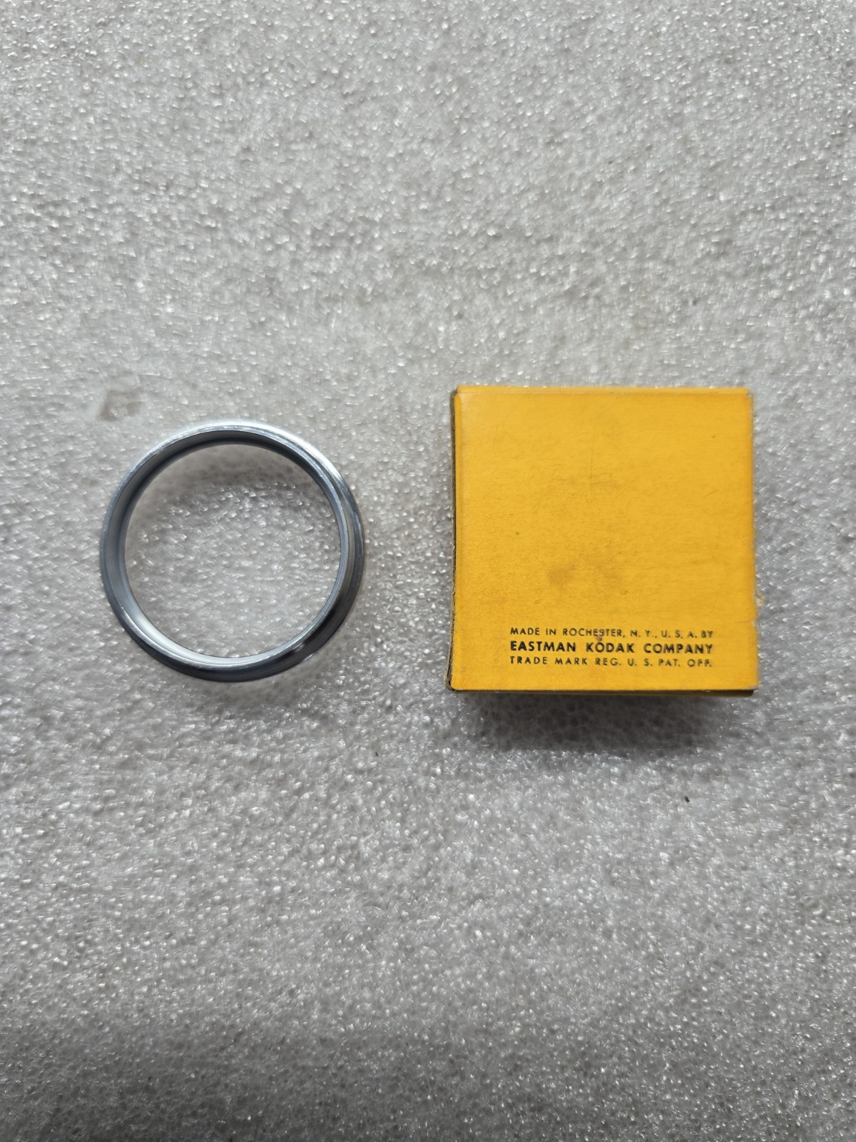 Vintage Kodak Retaining Ring Series V In Original Box