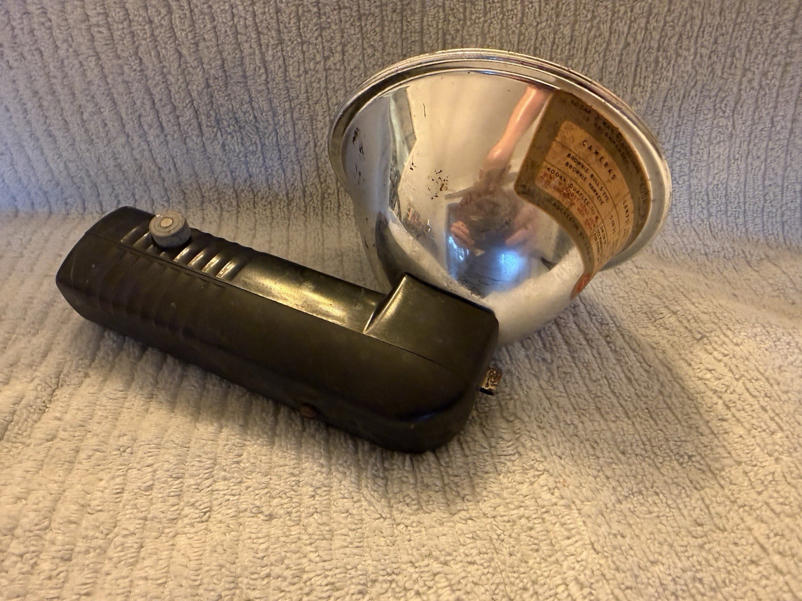 vintage Kodalite Flasholder Kodak Flash Lumaclad reflector, untested, decor