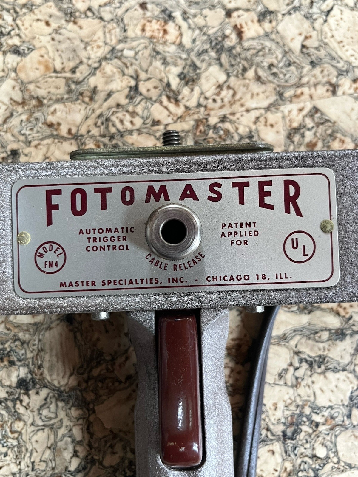 Vintage Fotomaster FM4 4-Lamp Movie & Photo Flood Light Bar Box Tested Works