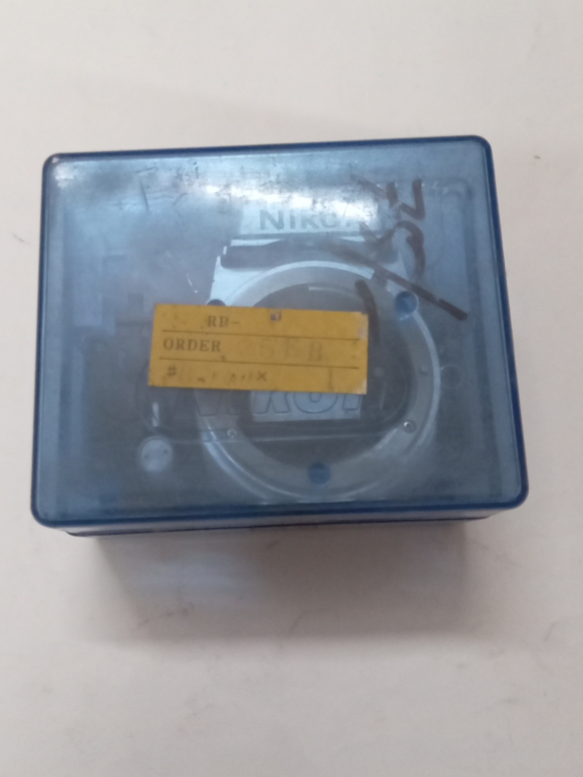 New Old Stock Nikon FM / FE Silver Front Bezel W Mirror Box Spare Part
