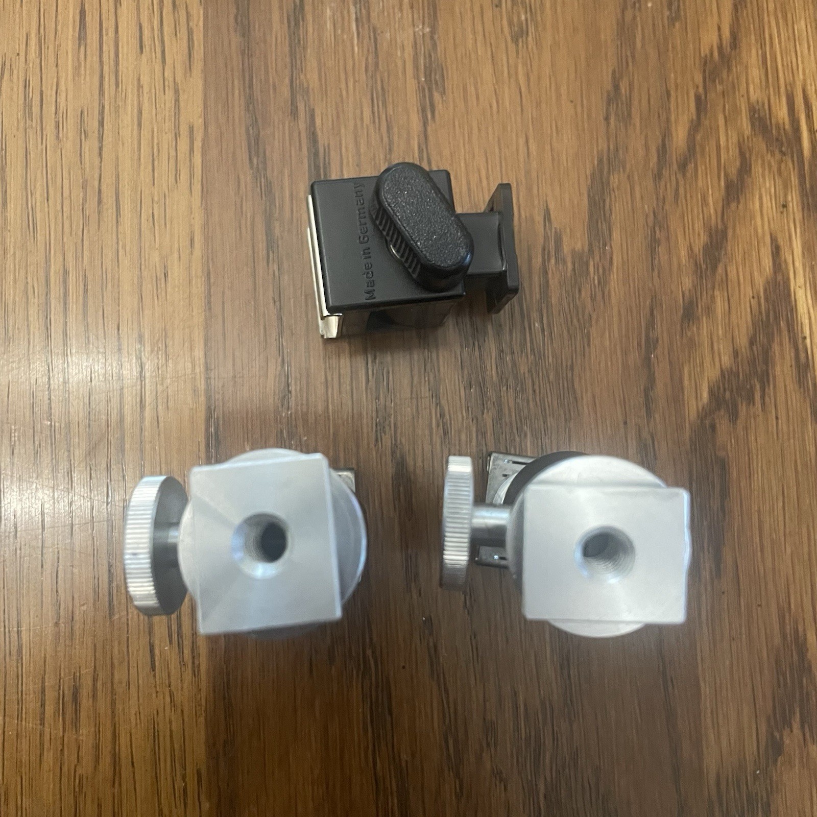 PRAZISION Ball Head Shoe Mount Flash Extension 2 Germany & Tilting Shoe Mount