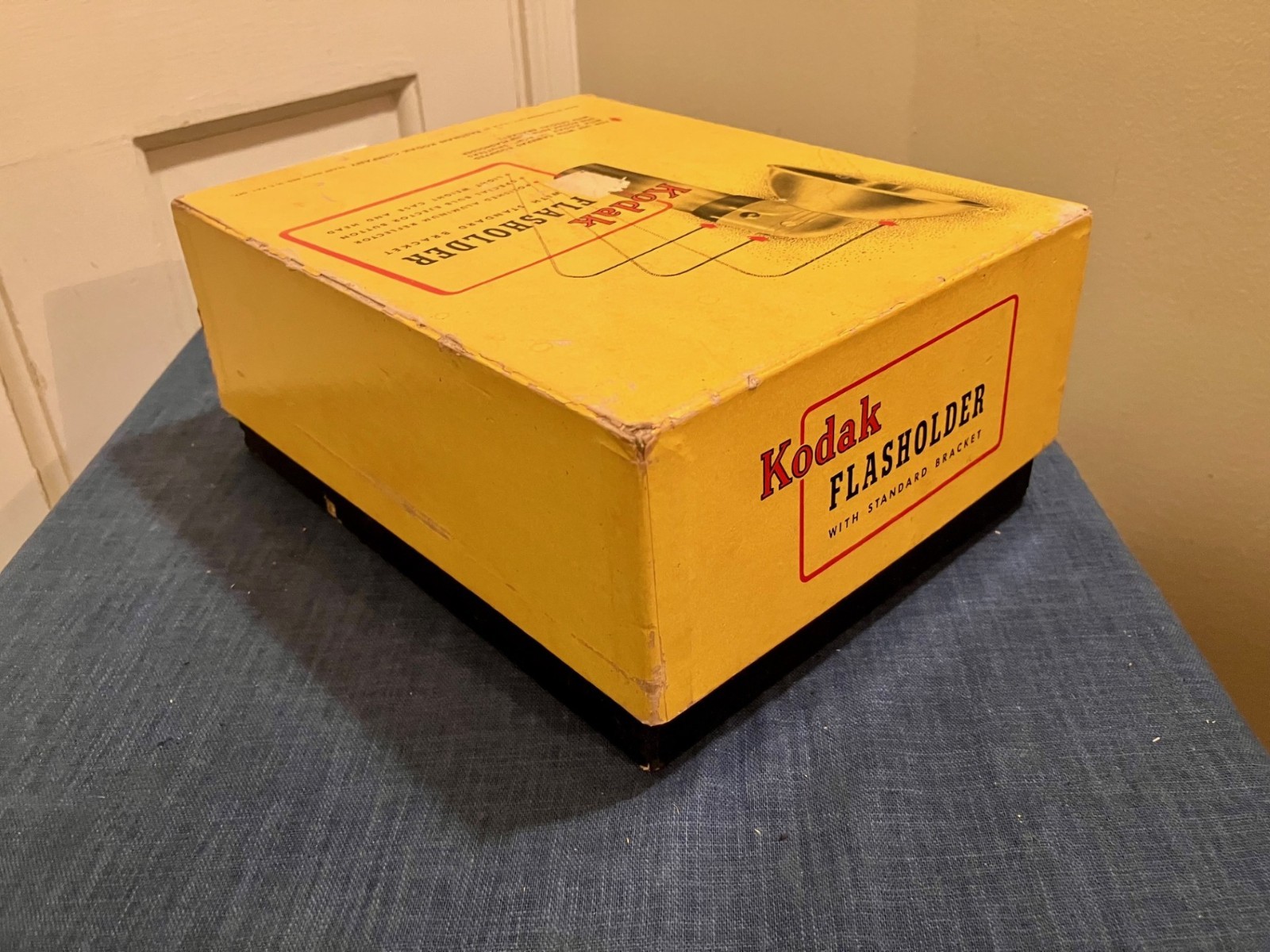 Vintage Kodak Flash Holder With Bracket for Kodak Reflex Original Box NOS