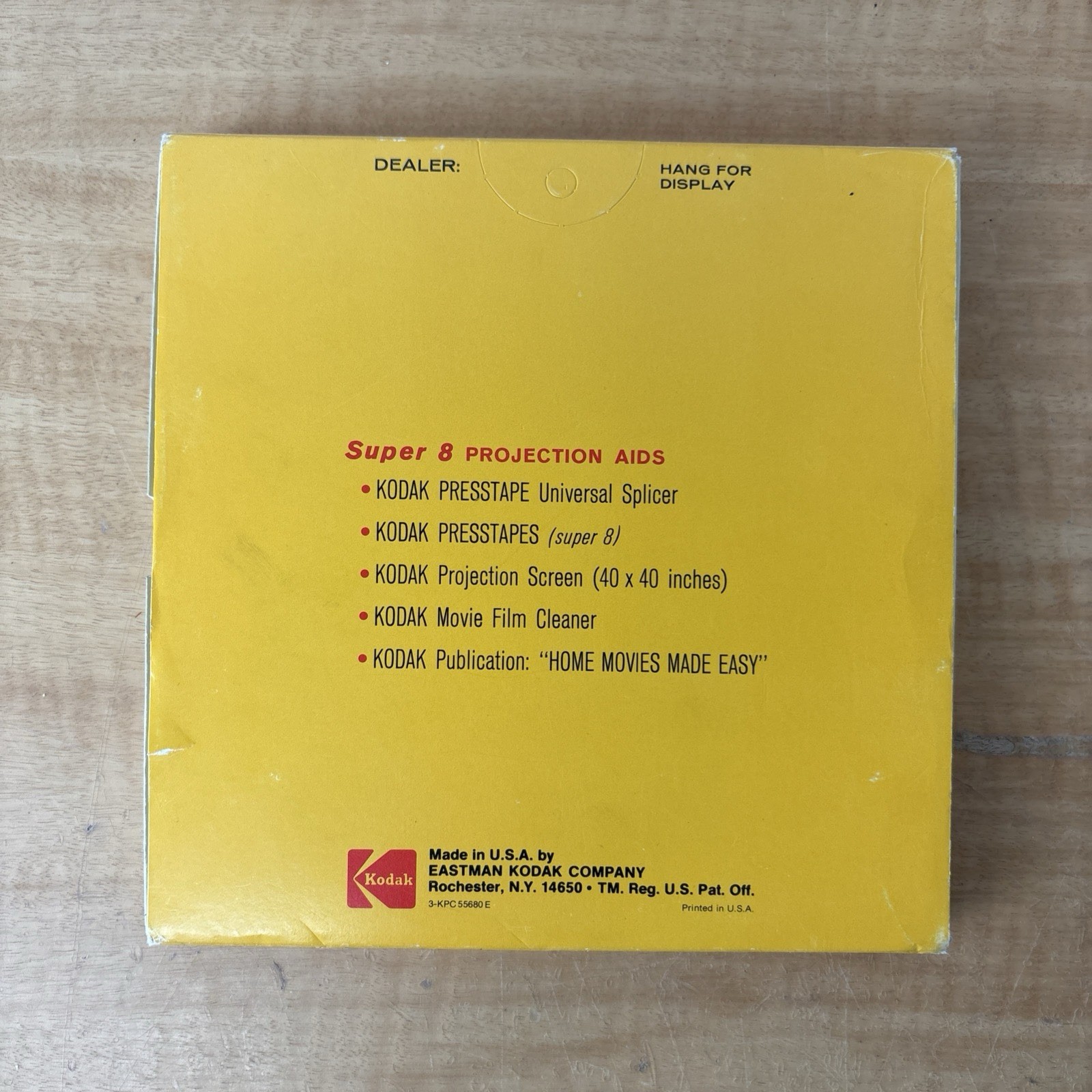 Kodak Vintage NOS Movie Reel Super 8 400ft No. D540