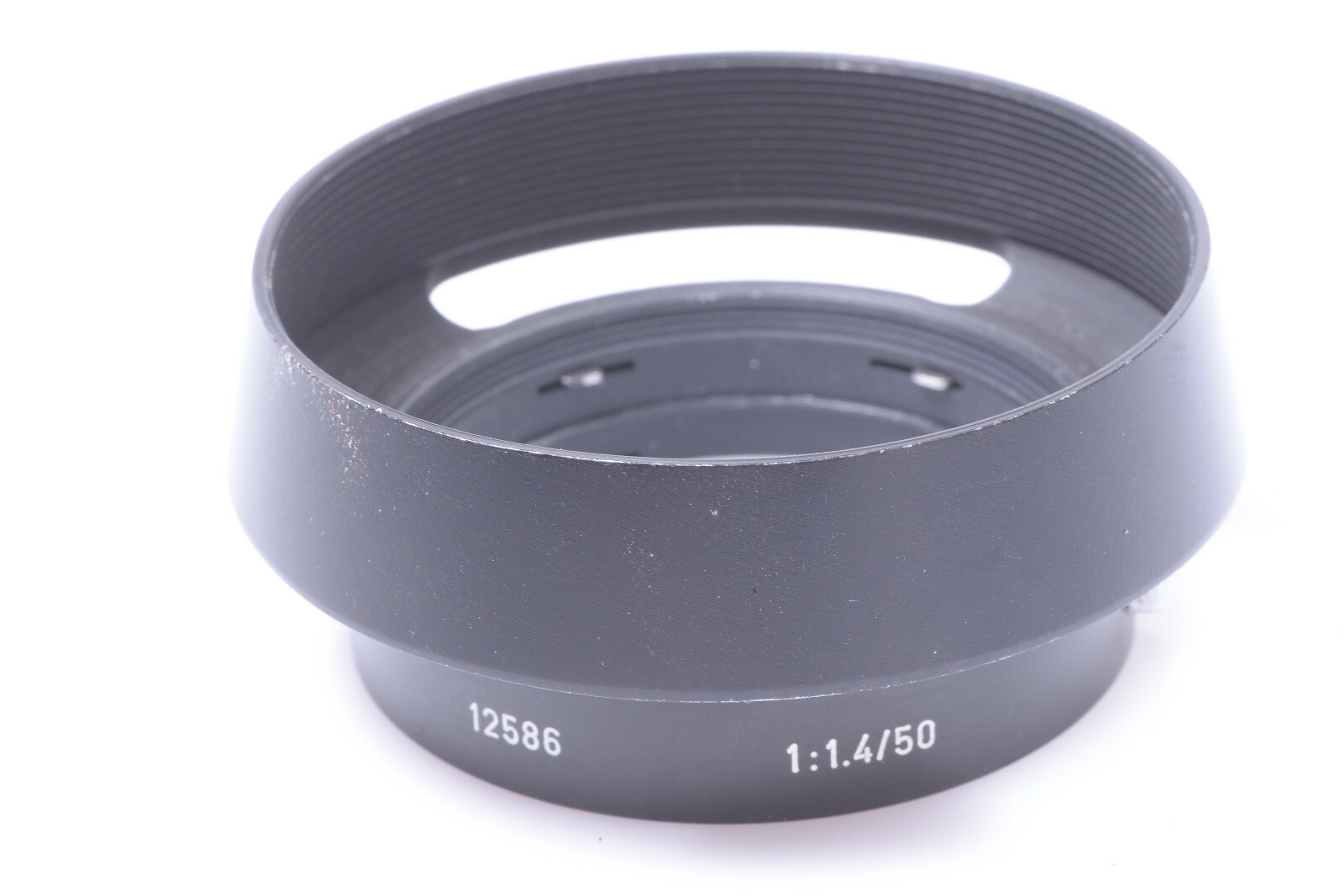 ✅ LEICA M ORIGINAL HOOD SUN SHADE FOR 50MM 1.4 SUMMILUX 2ND VERSION 2. ‘12586’