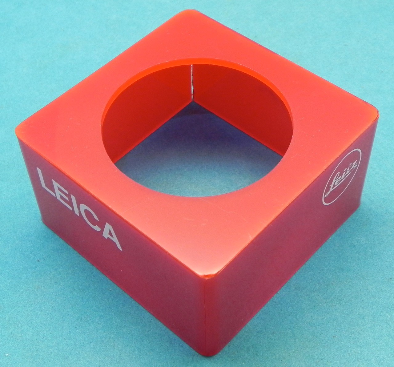 Vintage Red Leica R Lens Display Stand #1