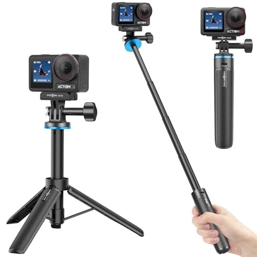DJI Osmo Action 5 Pro/4 Mini Tripod/Selfie Stick/Monopod with 4-Stage Telescopic