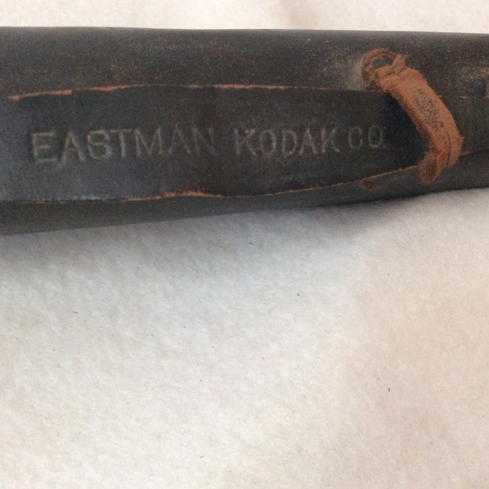 Antique Eastman Kodak Tripod with Leather Case Metal 2B Telescoping Compact