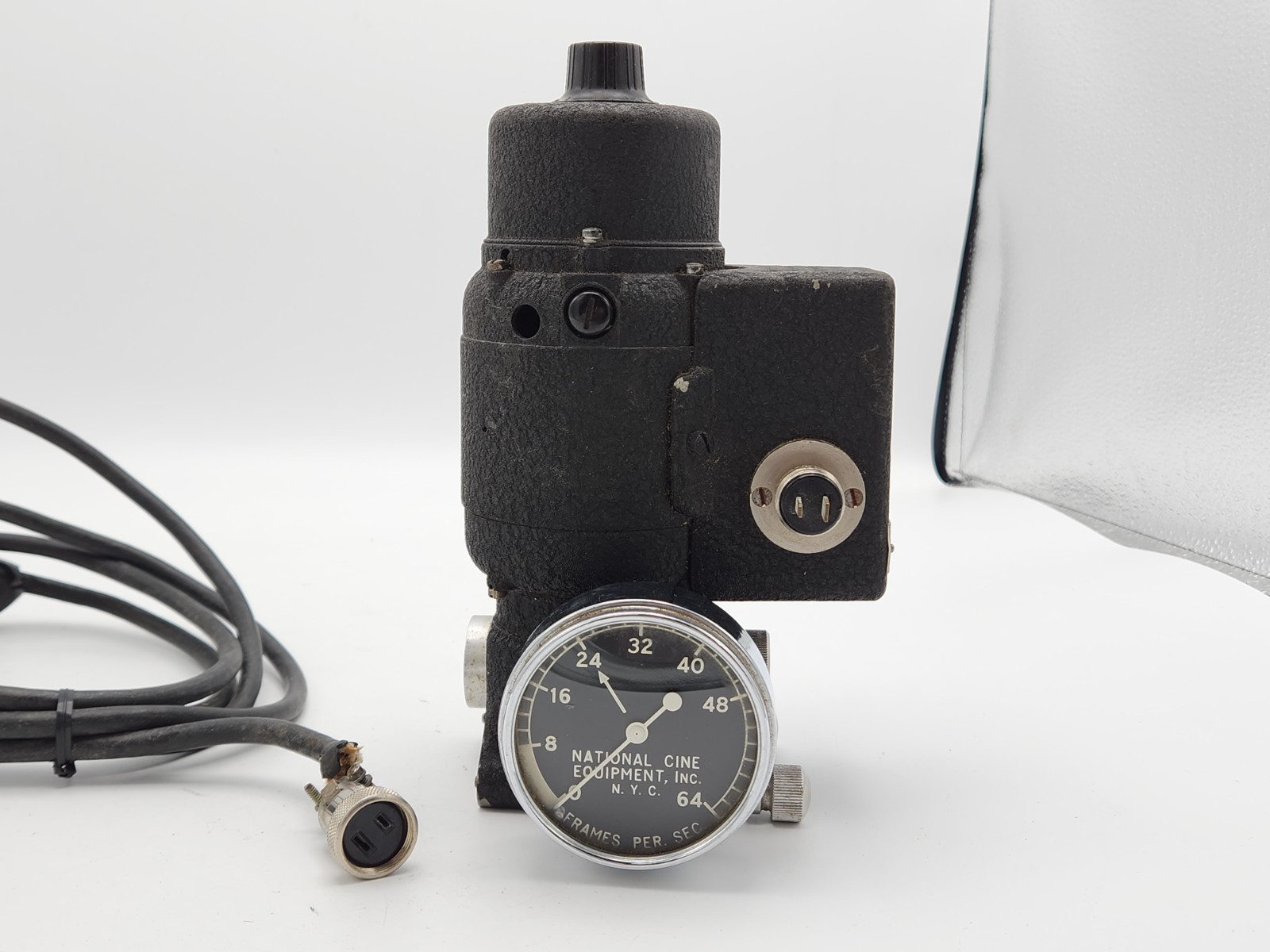 AS-IS Vintage National Cine Equipment Inc NYC 115V-U Movie Camera Motor