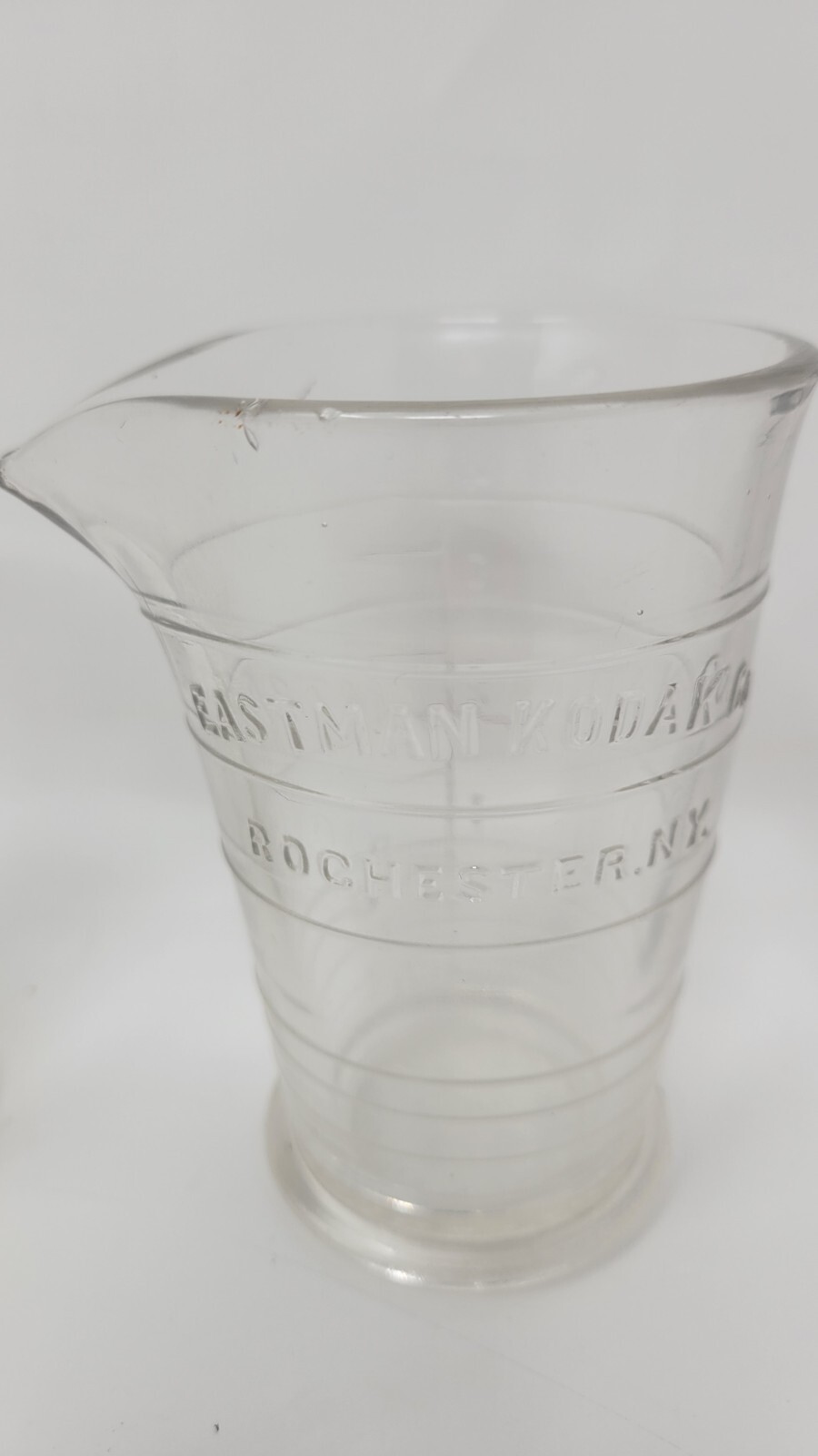 Vintage Eastman Kodak Co. 4oz. Photographic Use Glass Beakers Lot of 3