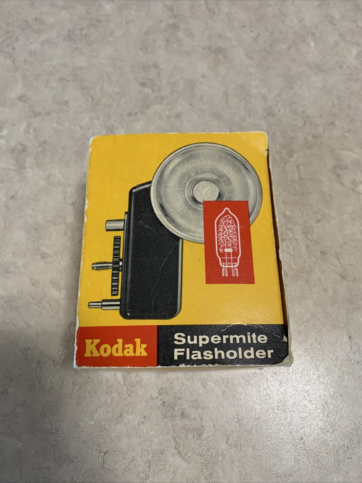 Vintage Kodak Supermite Flasholder with Box