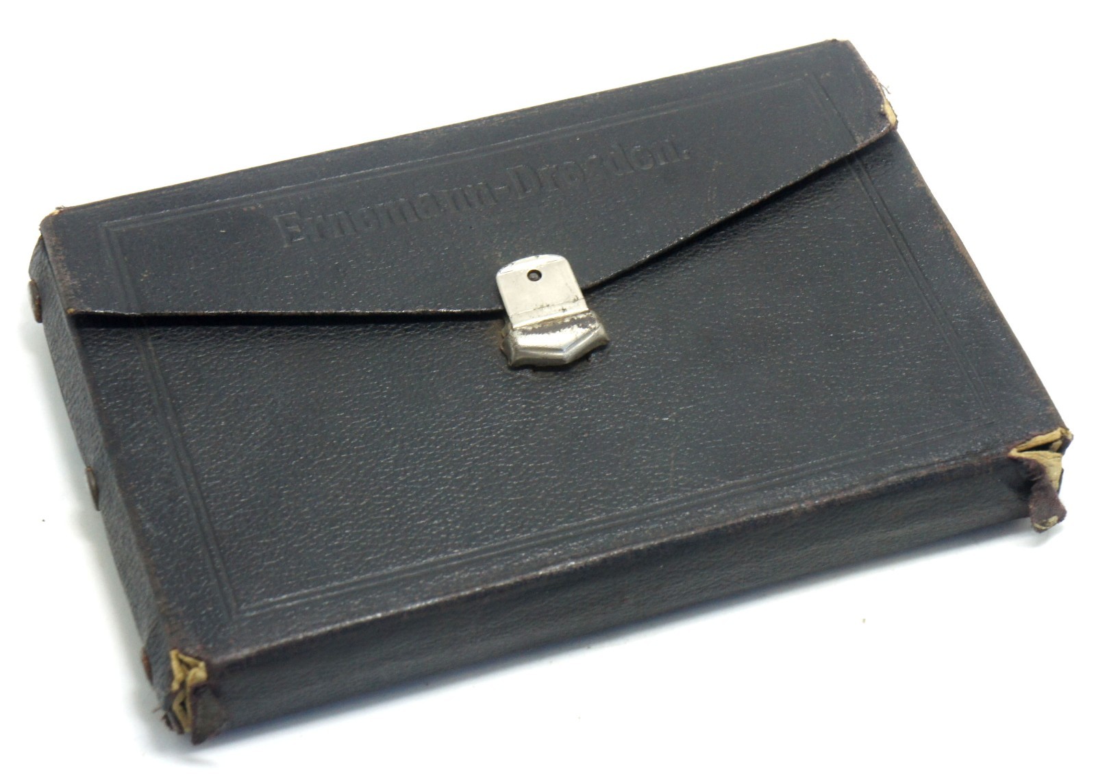 Vintage Ernemann Dresden Leather Case for 9×12 cm Large Format Film Plate Holder