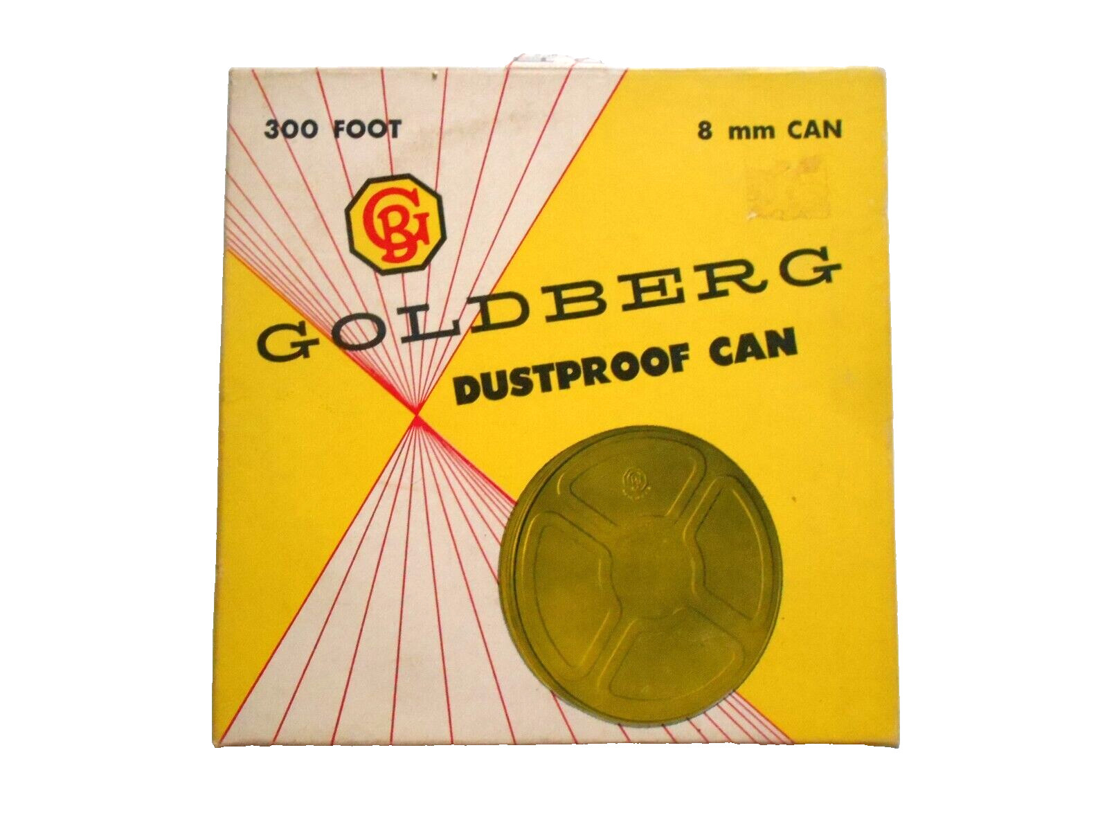 Goldberg Dustproof Can for 300 foot Regular 8 or Super 8mm Reel No. 3C8