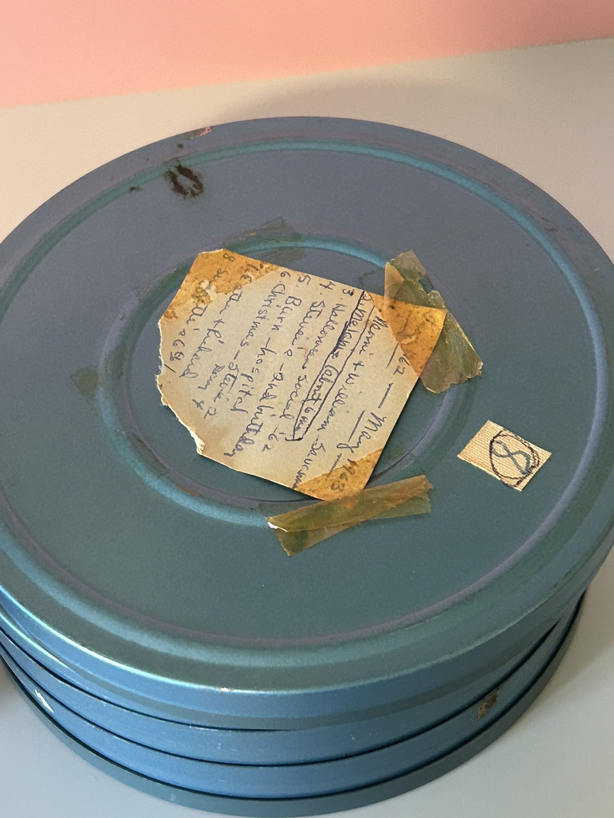 Vintage Compco Metal Reel Storage Film Case Box For Super 8mm Canisters, 6 Slots