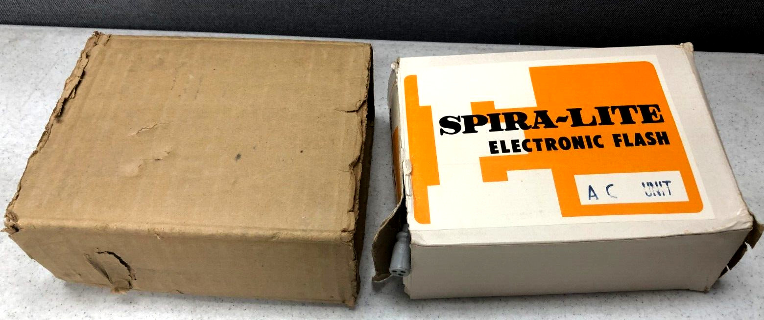 Vtg Spira Lite Electronic Flash only & Instructions no battery pack