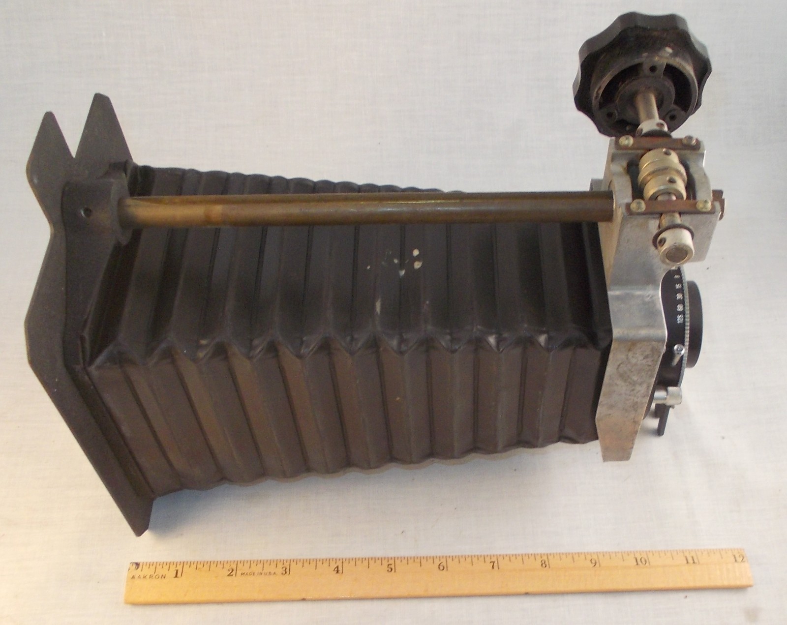Vintage Bellows Assembly W/Pronto Press & Rodenstock Omegaron Macro Photography