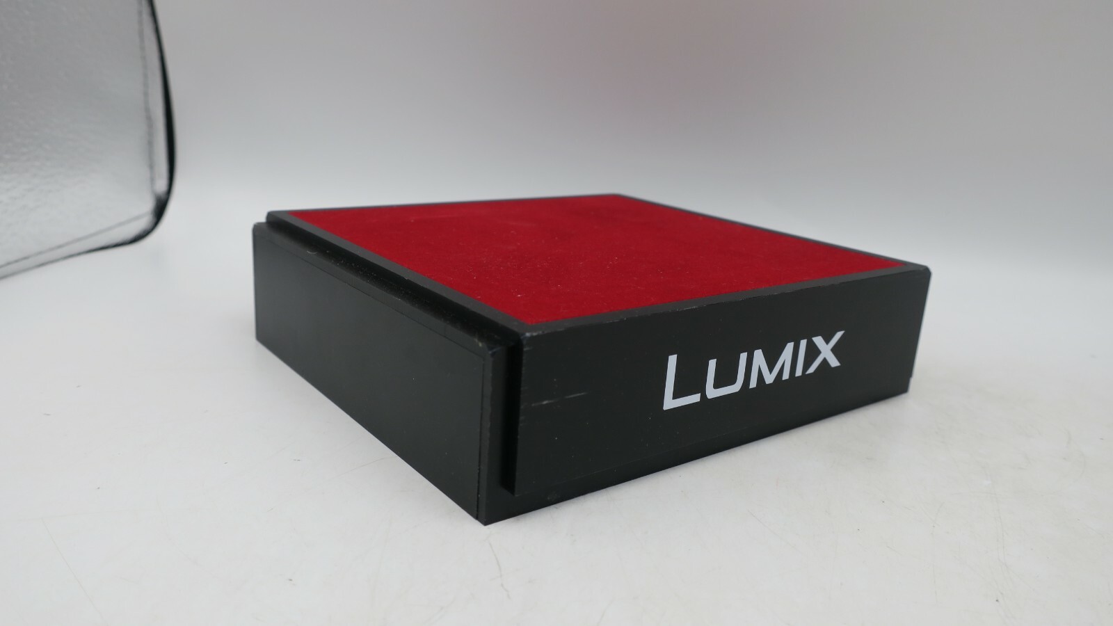 Plastic Lumix G Series Dealer Camera Shop Camera Lens Display Stand Red & Black