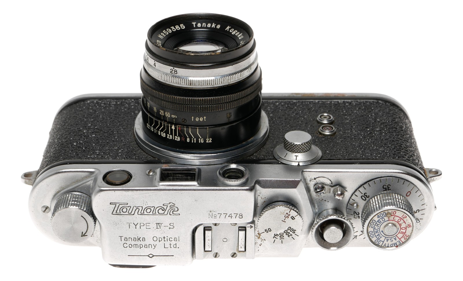 Tanack IV-S Rangefinder Camera with Tanar 50mm f/2.8 Lens