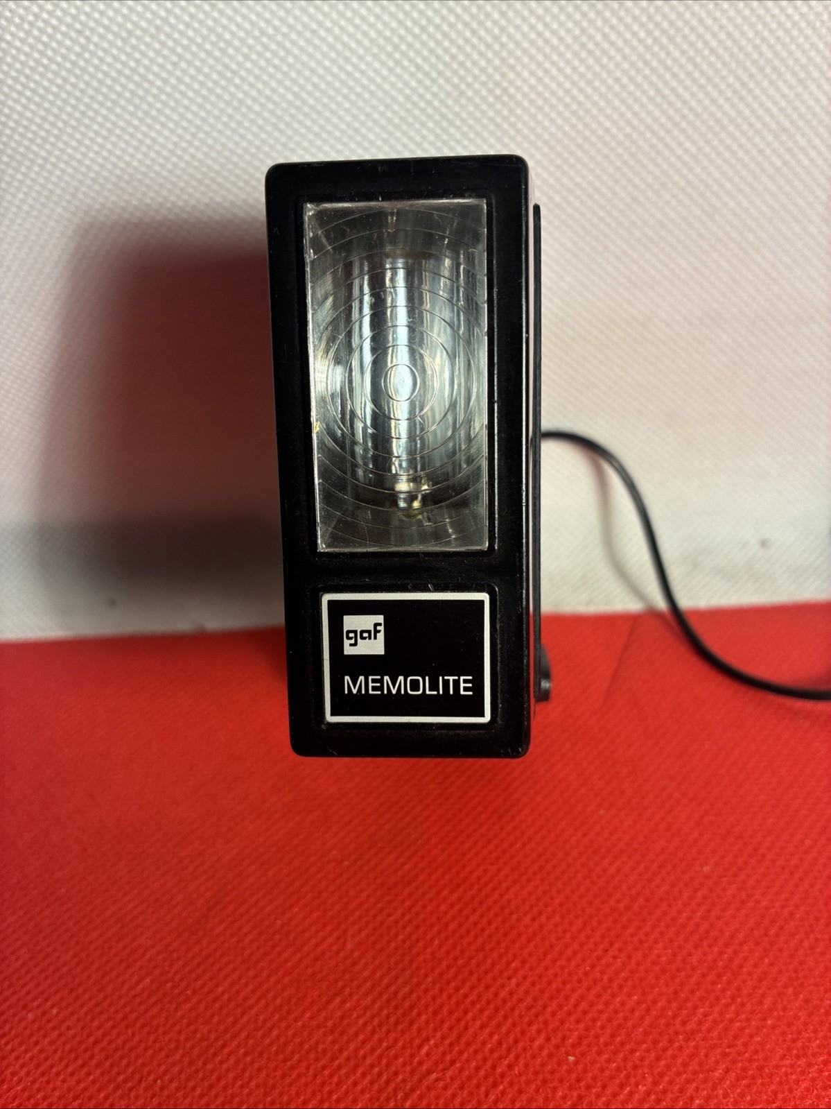 Vintage Gaf Memolite Universal Flash for SLR Hot Contact Cameras Sync Socket