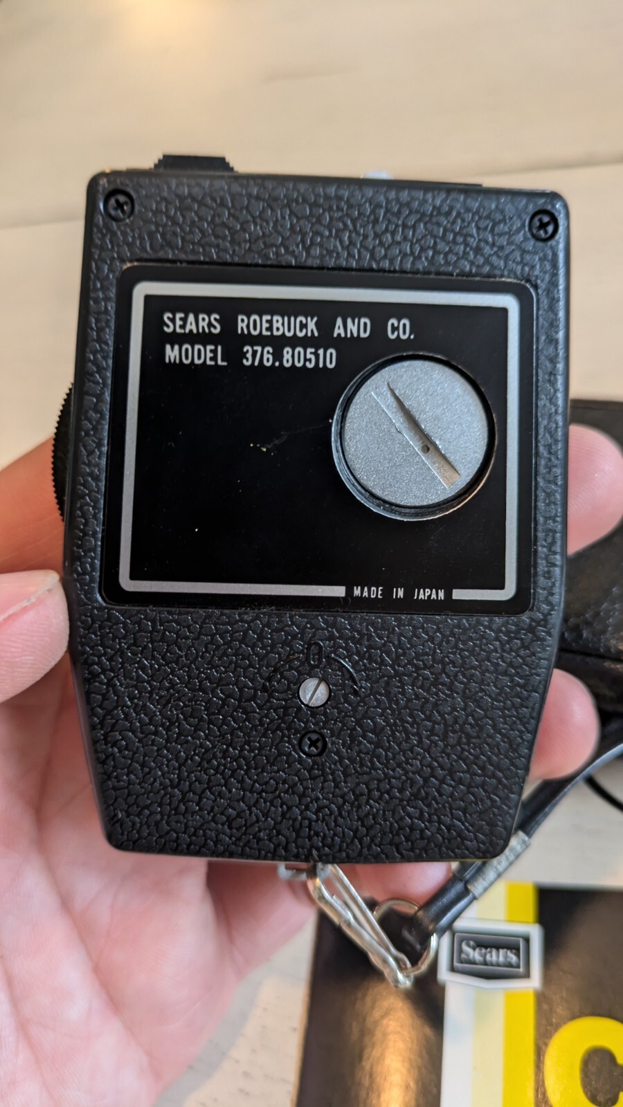 Sears CdS Dual Meter Model 376 Lightmeter Case And Manual