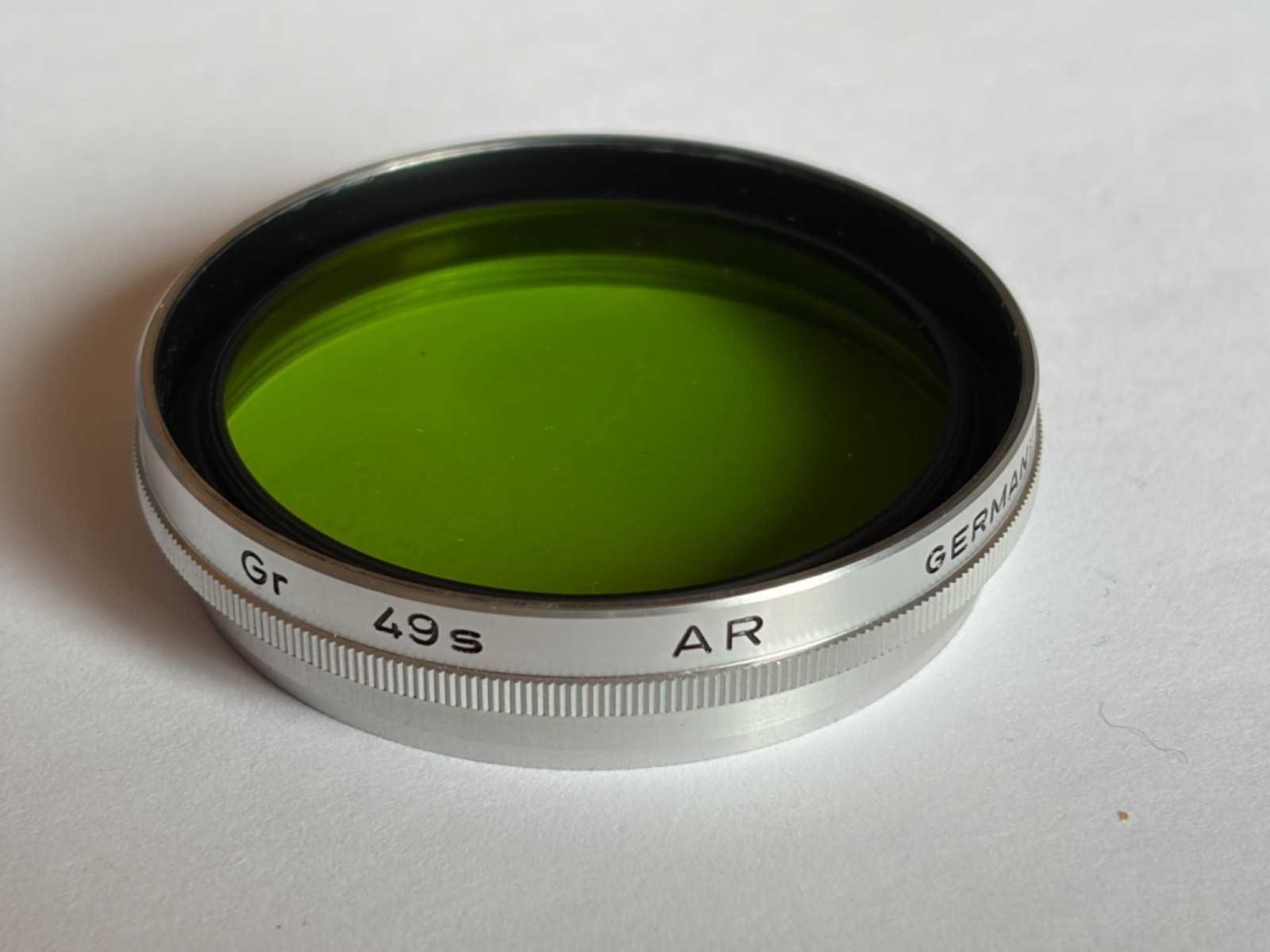 Vintage Voigtländer Voigtlander 49s AR Filter Green. Female Thread. Clean.