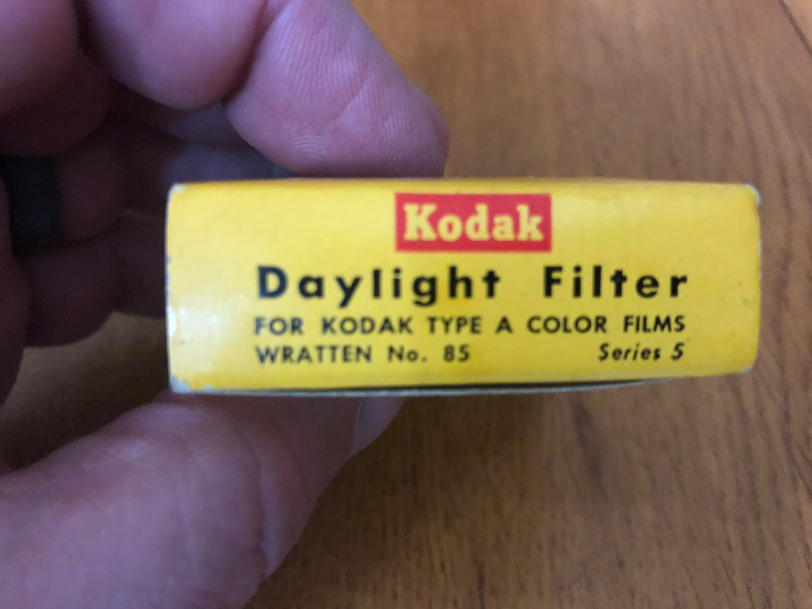 Vintage NOS Kodak Series 5 Daylight 85 Filter W/ Box & Instructions Bayonet Case
