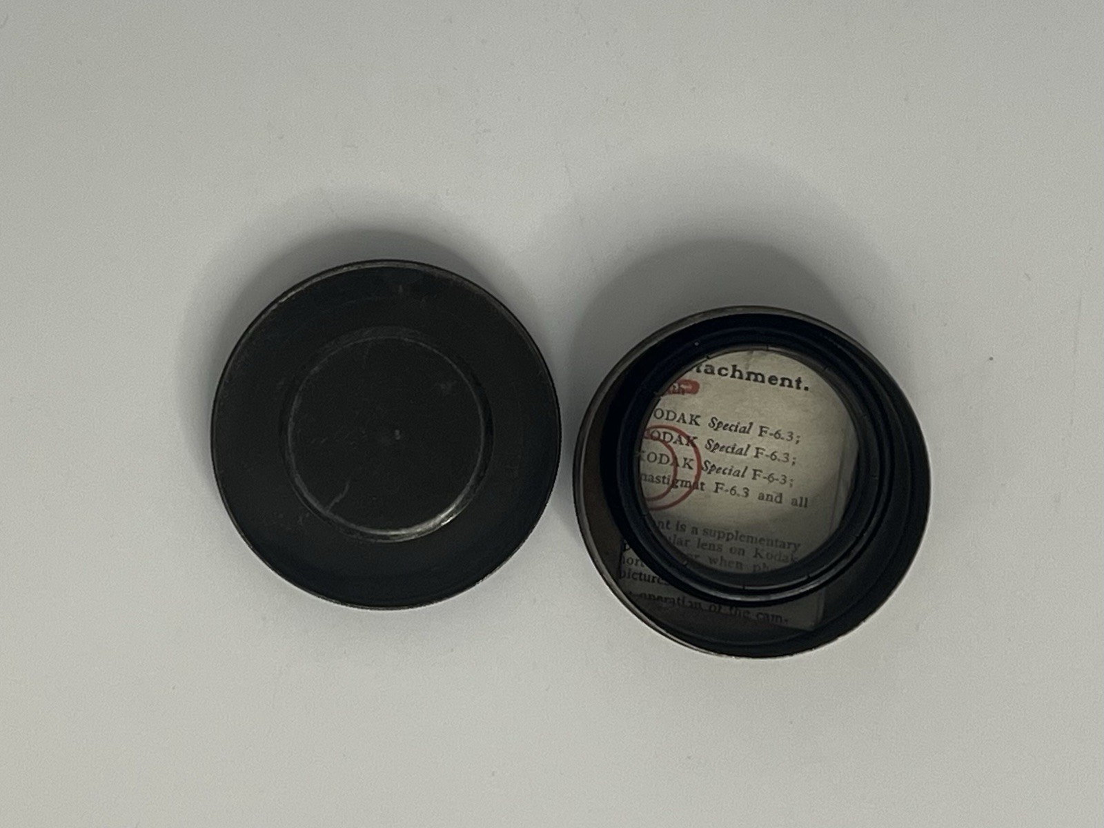 Vintage Kodak 6 Portrait Lens Attachment. Eastman Kodak Company With tinny case