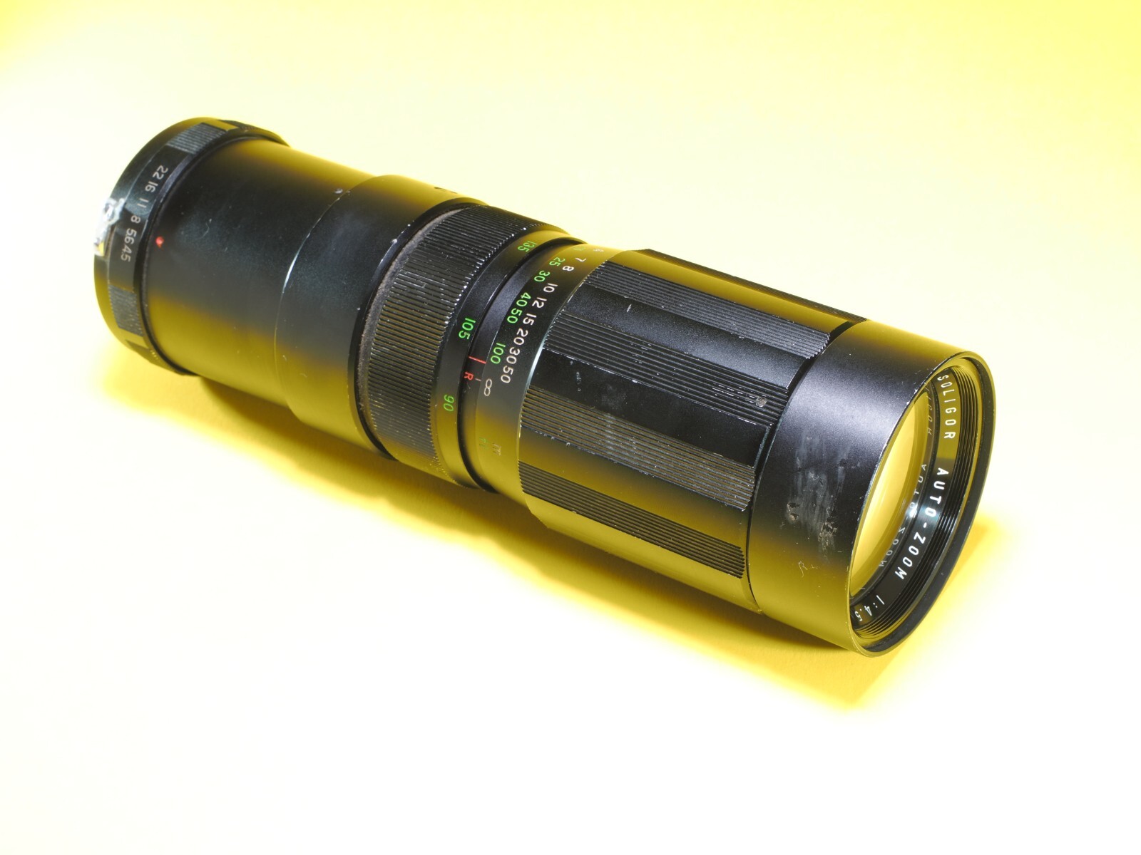 Soligor Auto-Zoom F4.5 90-230mm Nikon F Mount Lens For SLR Cameras or adapt