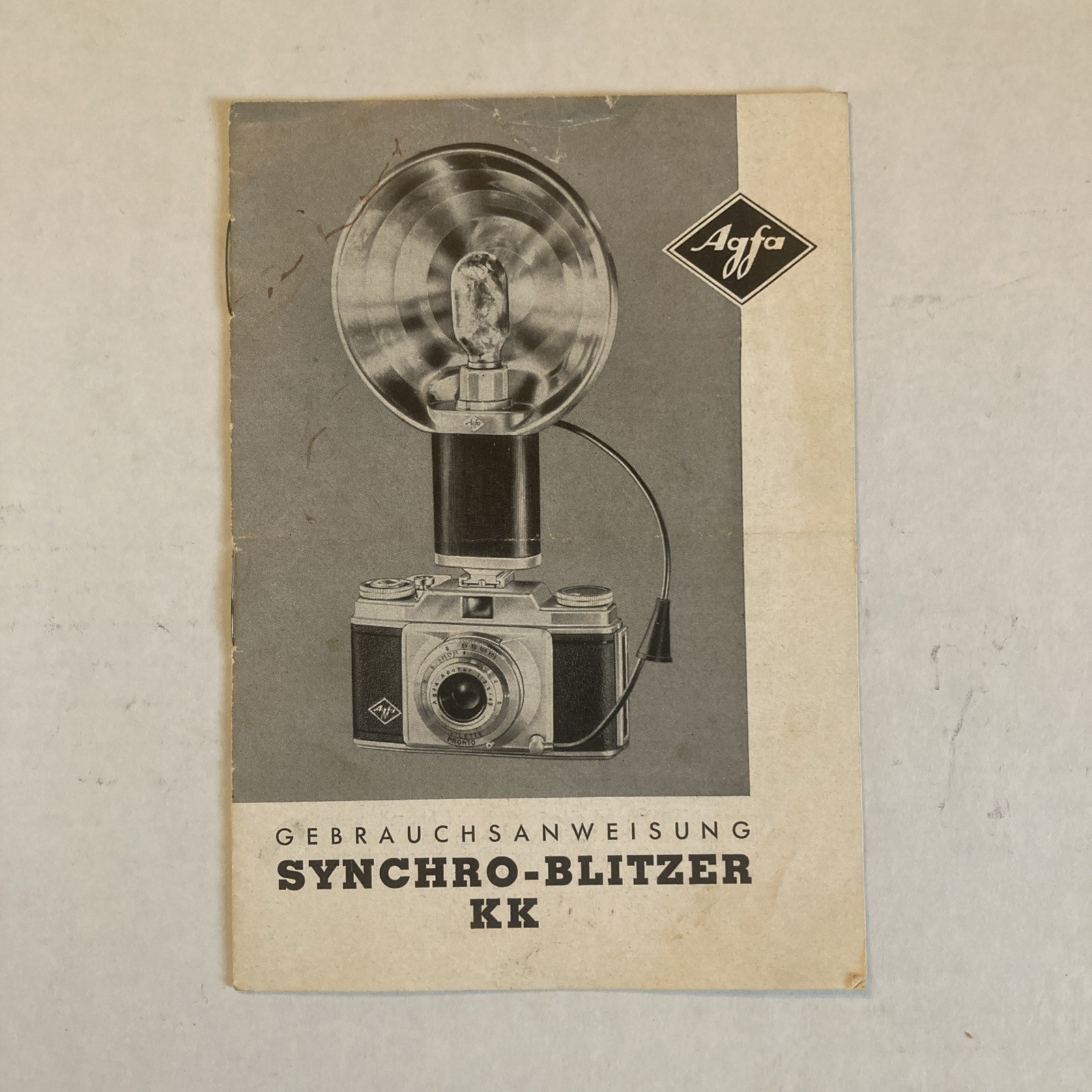 Manual For Agfa Synchro Blitzer Gebrauchsanweisung