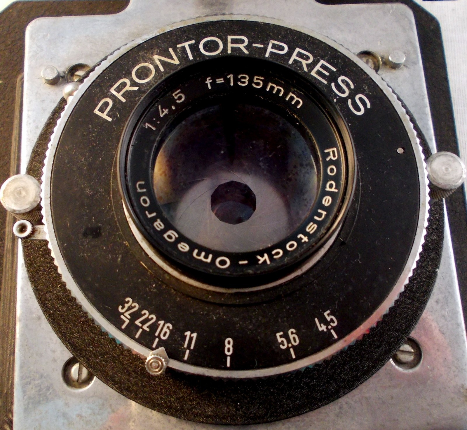 Vintage Bellows Assembly W/Pronto Press & Rodenstock Omegaron Macro Photography