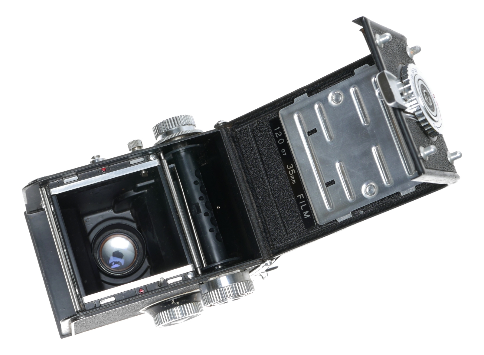 Yashica 635 Dual Format 120 35mm TLR Camera 1:3.5 F=80mm