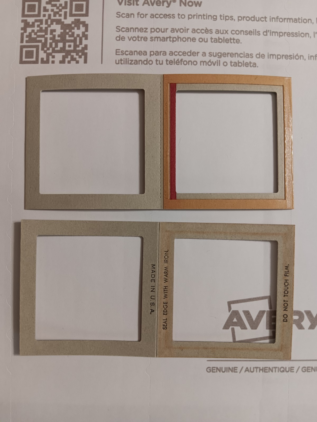 Lot of 10 – 120, 127 & 620mm heat seal cardboard Kodak Slide Mounts