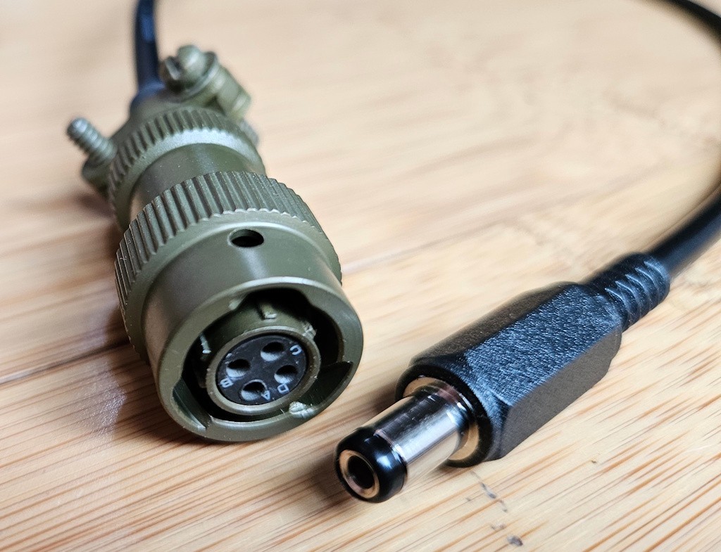 Canon Scoopic 16MN 16MS Power Cable, 5.5×2.5mm DC barrel plug, ~0.5m (1.6ft)