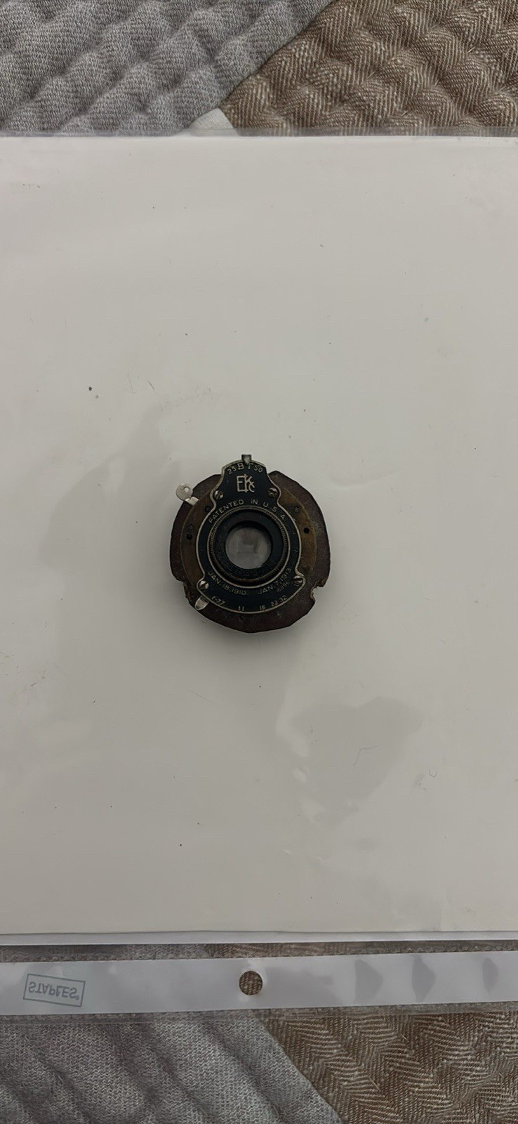 Antique Eastman Kodak Ball Bearing Shutter w/ Kodak Anastigmat f-7.7 84mm Lens
