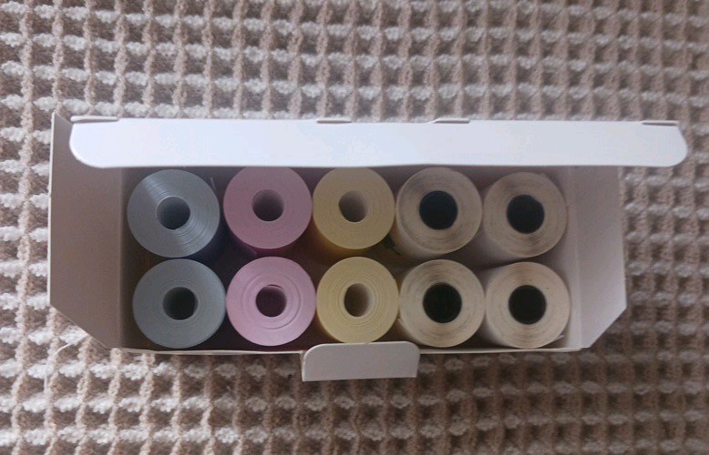 Thermal Paper Roll 10 Rolls Multicolor Journal Photos MODEL: Q12-RMS-S44