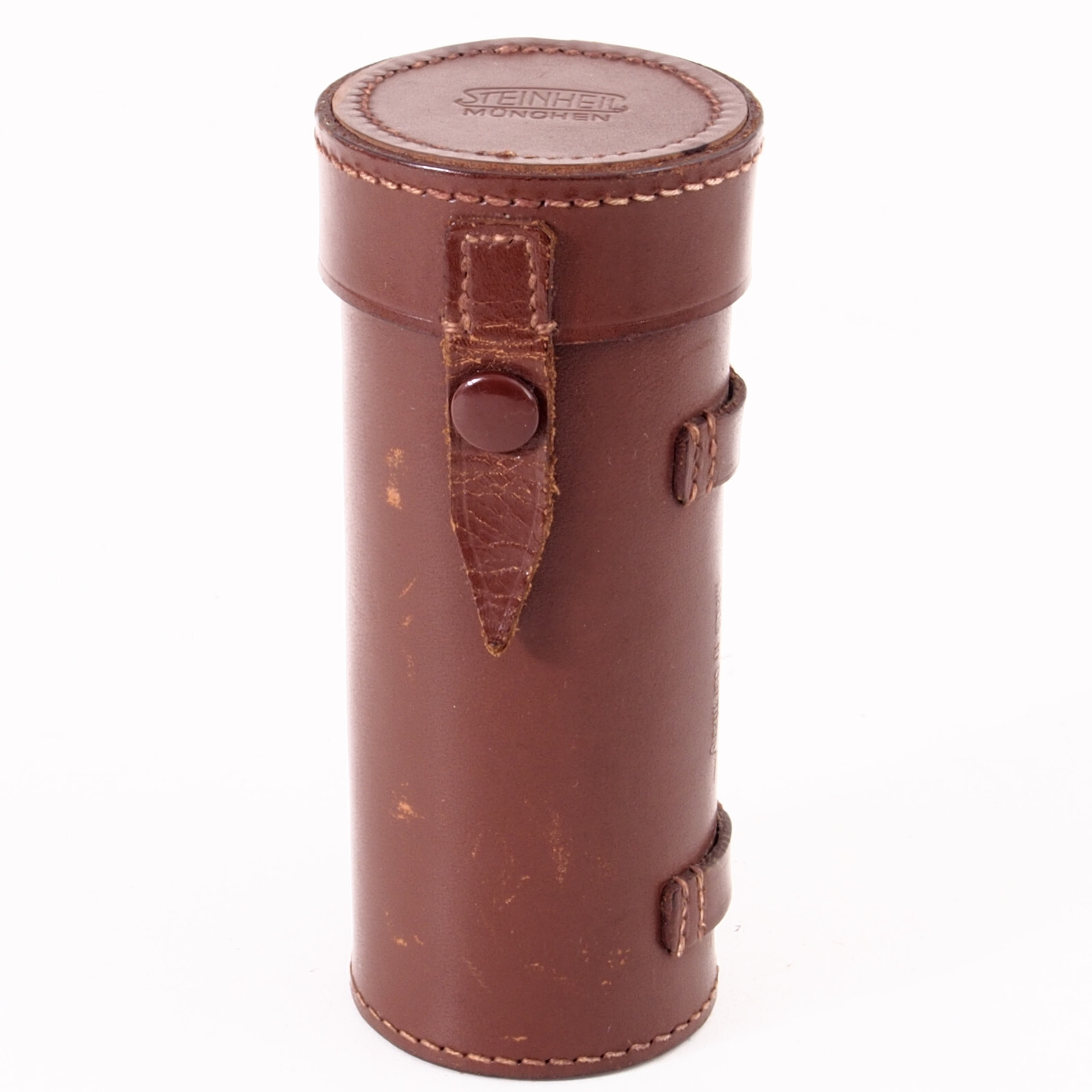 :Steinheil Munchen Genuine Leather 5.5″ Tall Lens Case for Rangefinder Lenses