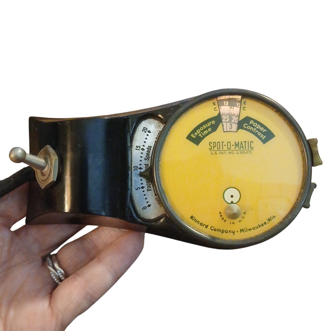 Kinnard Spot-O-Matic Enlarging Meter Exposure Time Paper Contrast Made in USA