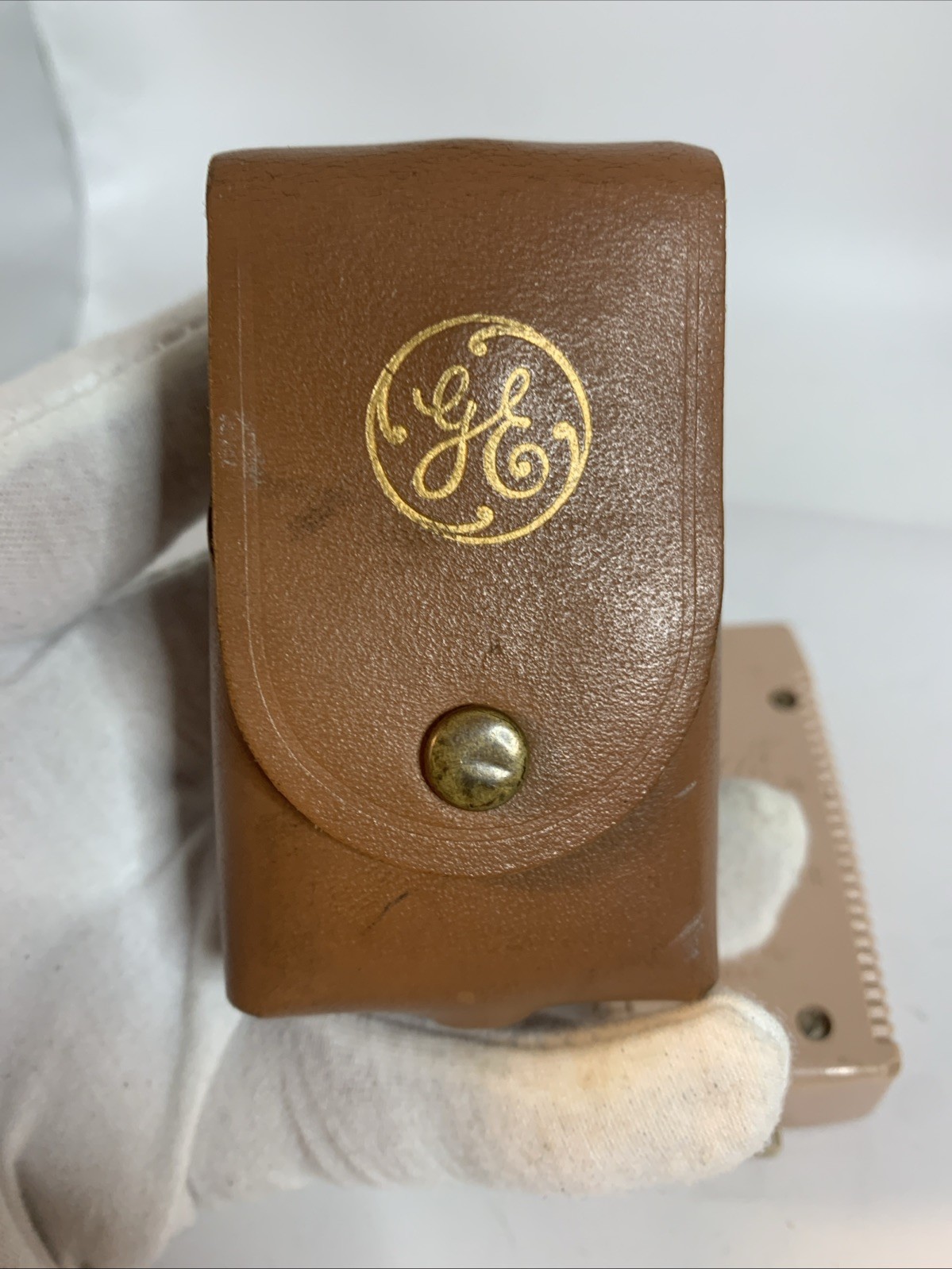 Vintage 1957 General Electric GE Mascot II Exposure Meter Type PR-35 & Case