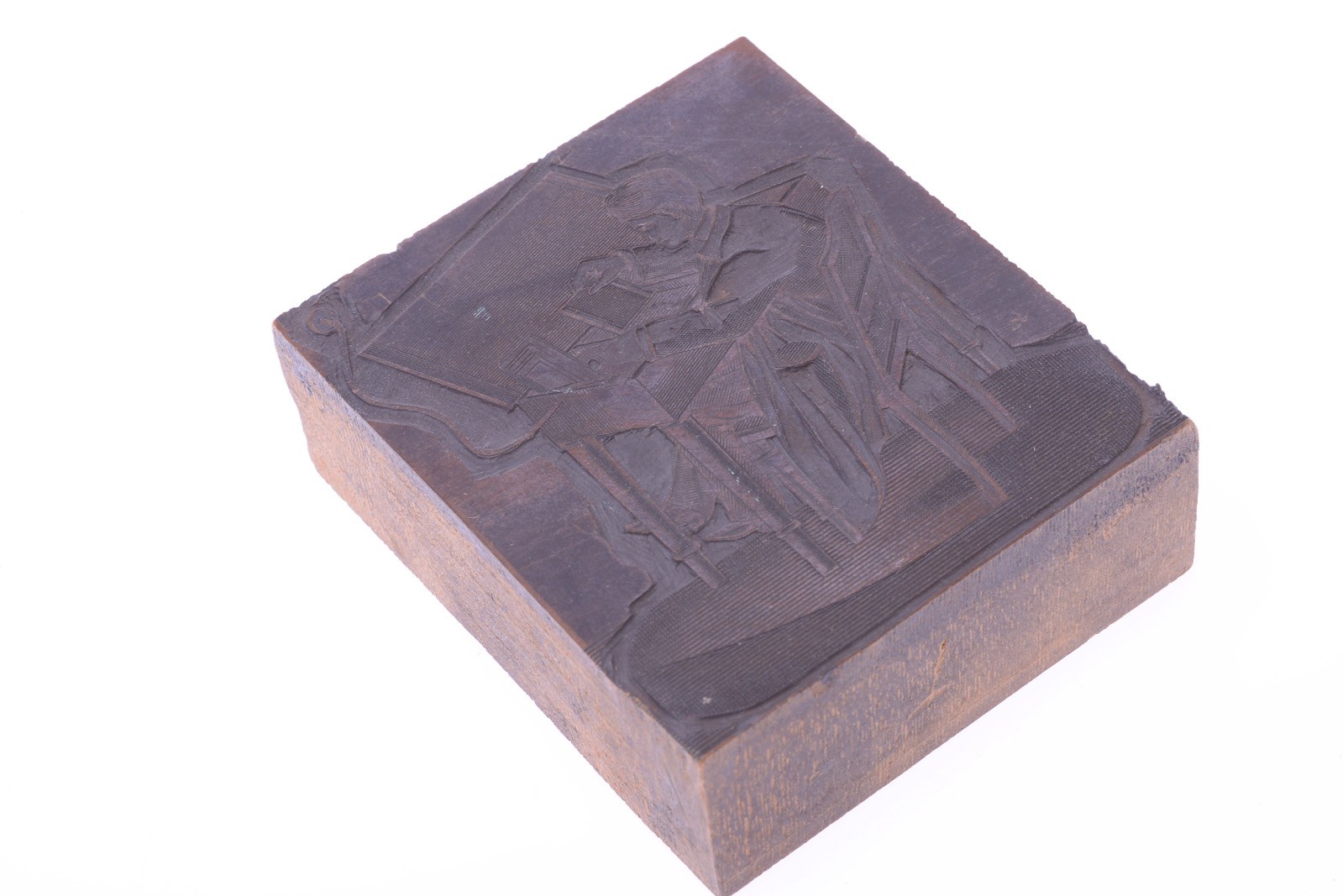 ✅ VINTAGE PRESS PRINTING BLOCK LARGE FORMAT CAMERA ‘PHOTOGRAPHERS TABLE’ 143
