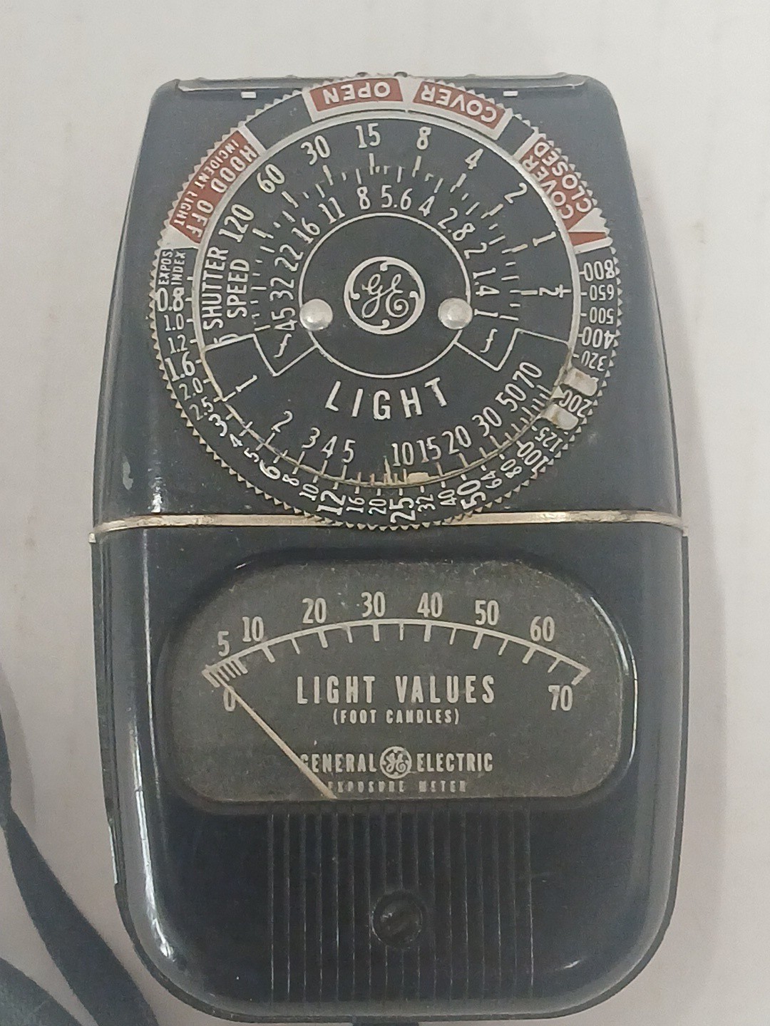 Vintage 1940’s GE Exposure Light Meter 8DW58Y4 Working No Case