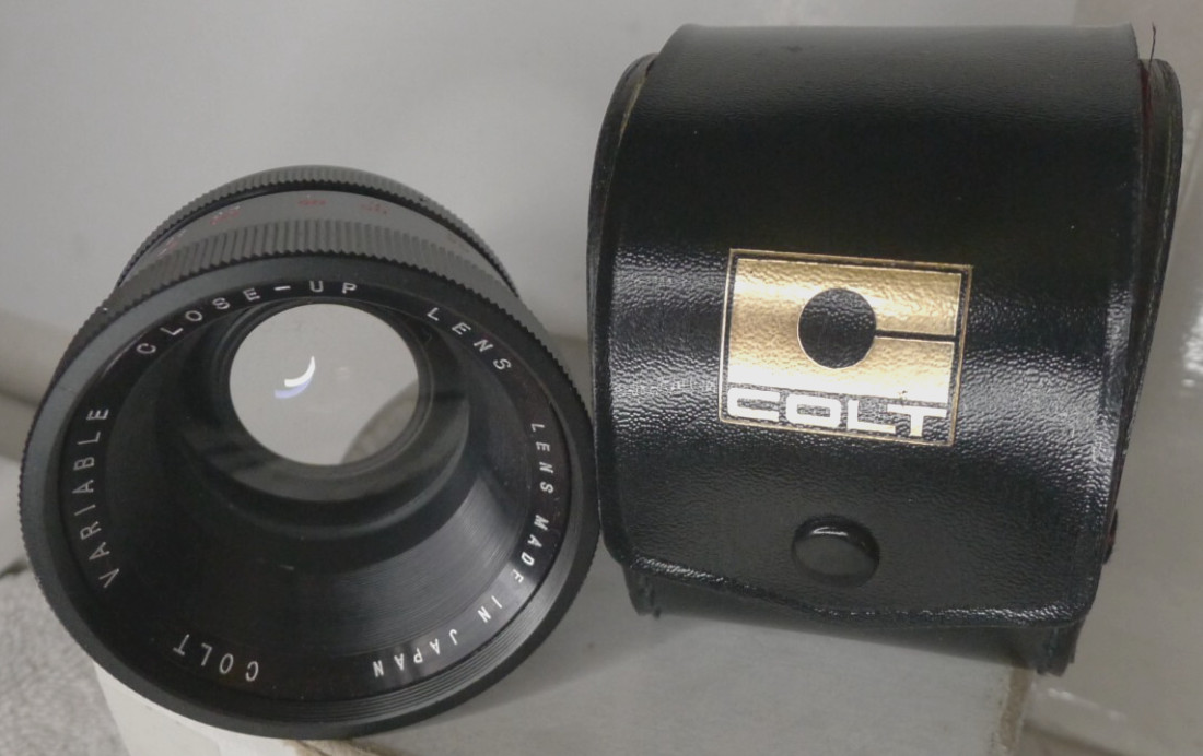 Colt 55mm Variable Close-Up Lens with Case Threaded Mount – Made in Japan