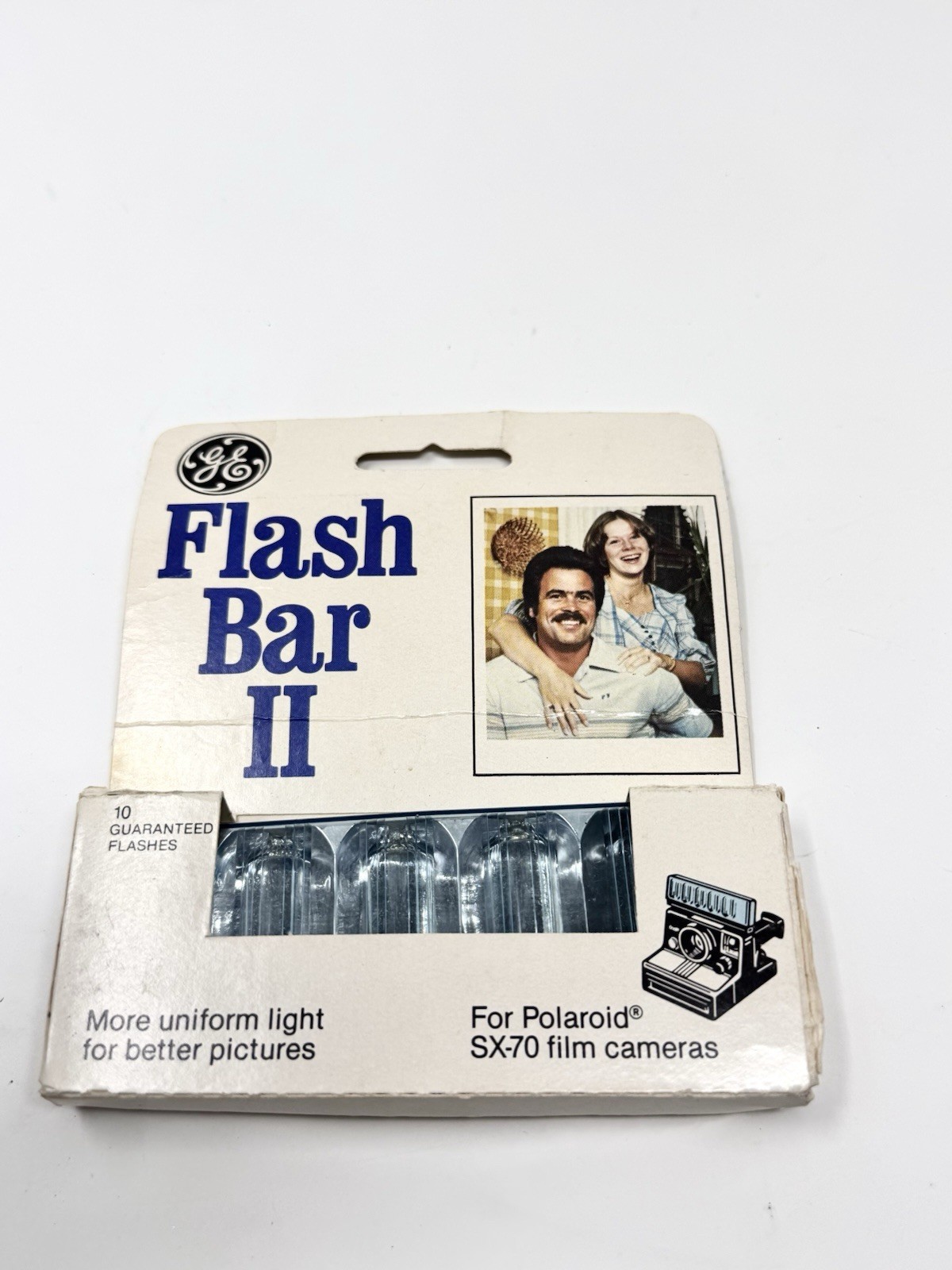 GE Flash Bar II Flashbulb Array for Polaroid SX-70 Cameras (10 Flashes)