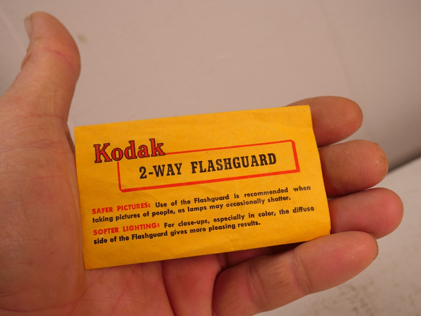 Kodak Flash Holder w/ Standard Bracket w/ Box Instructions Brown
