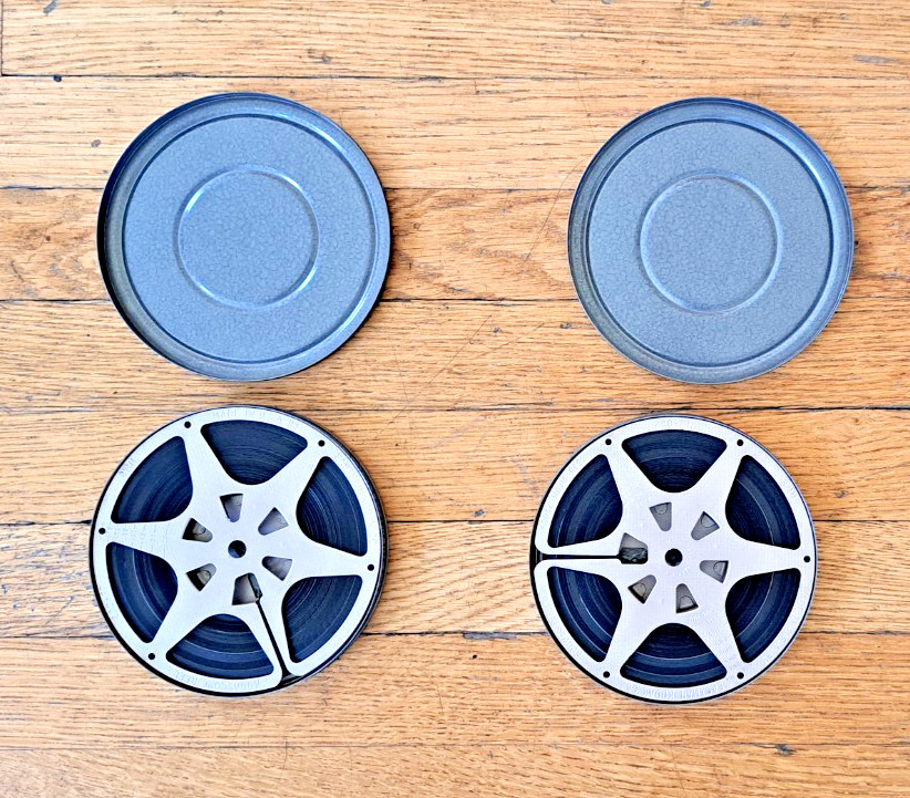 2 home movies in 8mm. Black and white and color – Europe, USA – 1960’s