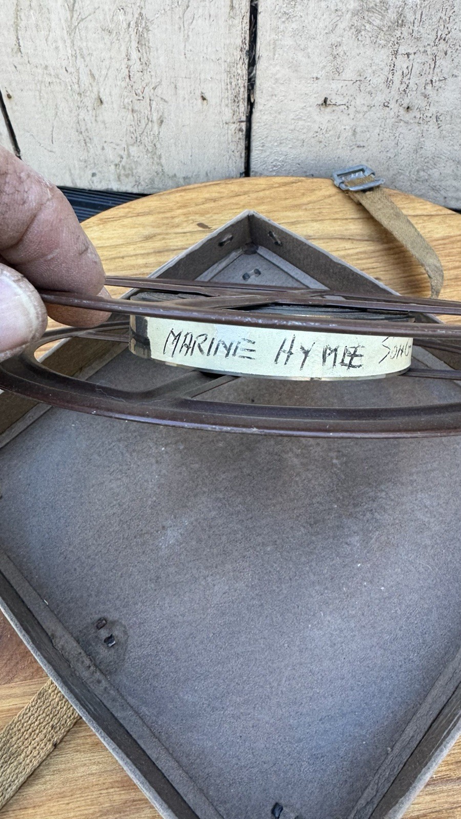 VINTAGE Film Reel Canister Case Shipping Box Mailer Railway Express Postage